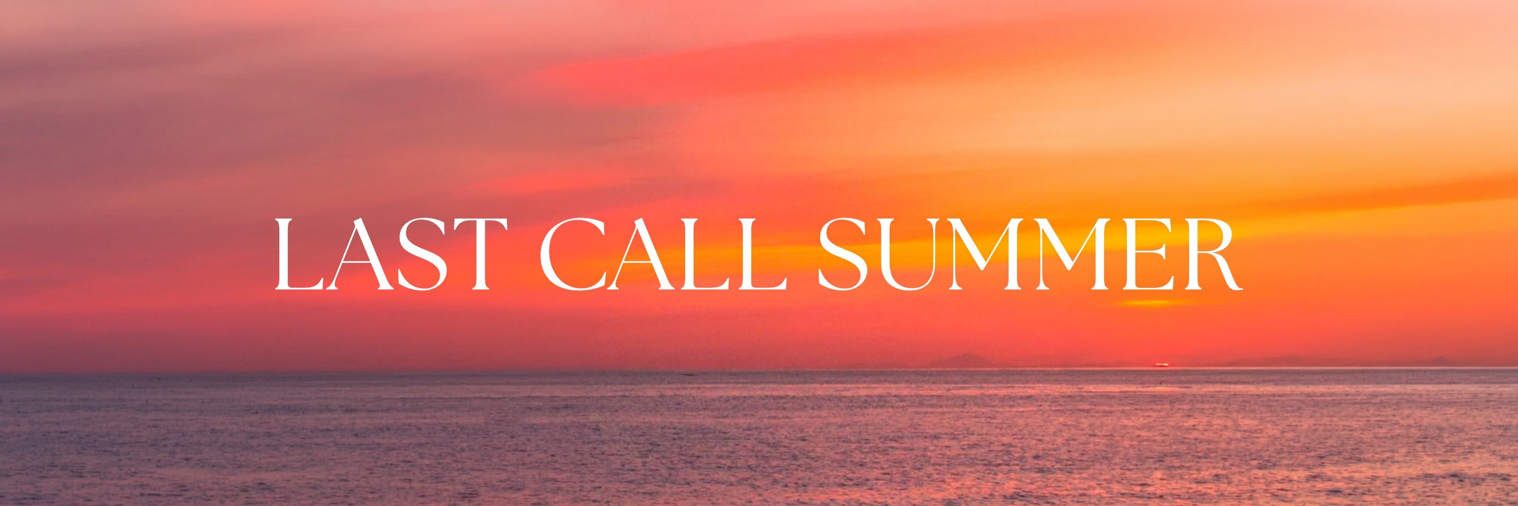 ÚLTIMA OPORTUNIDAD DEL VERANO