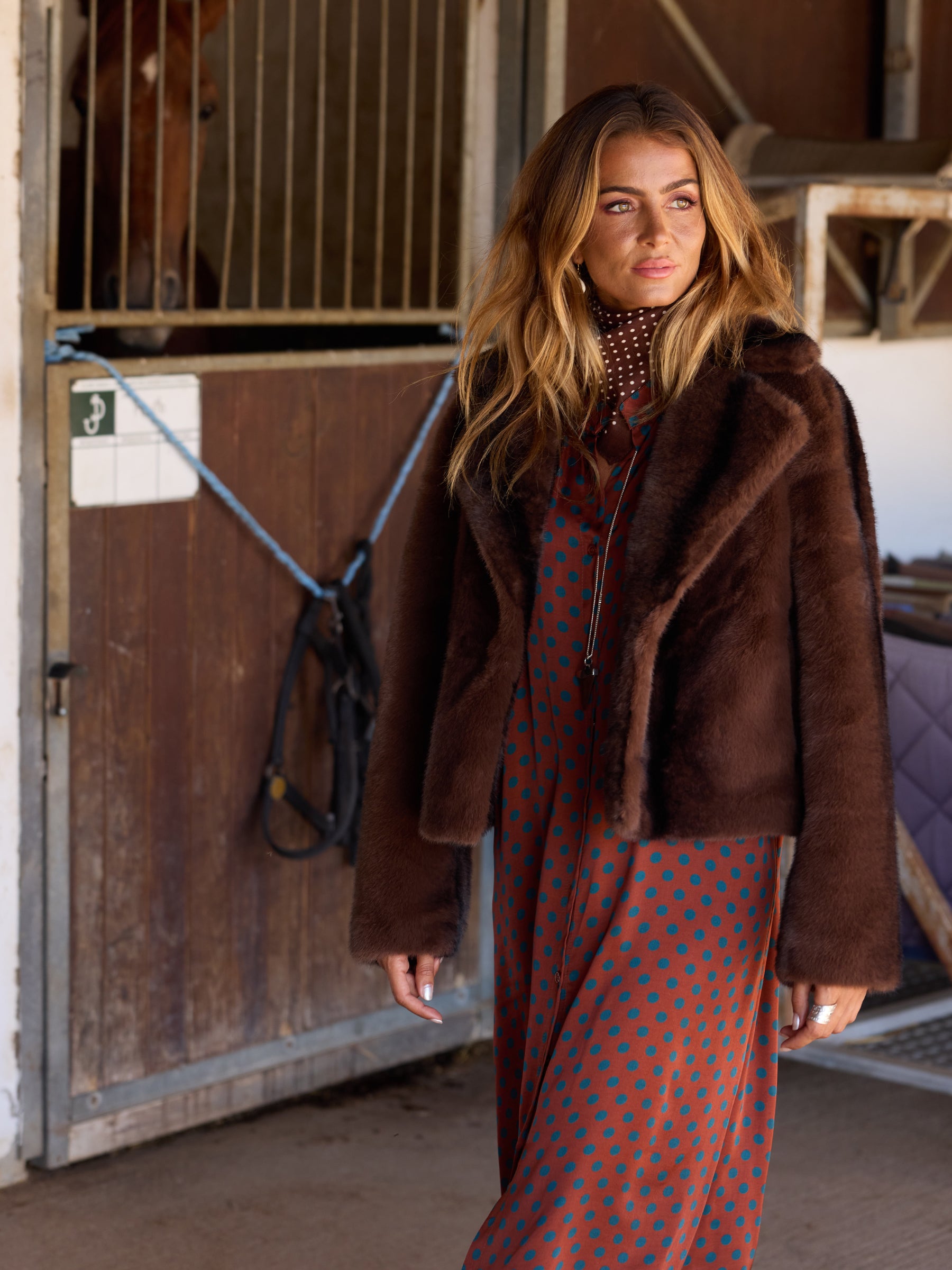 Fur coat