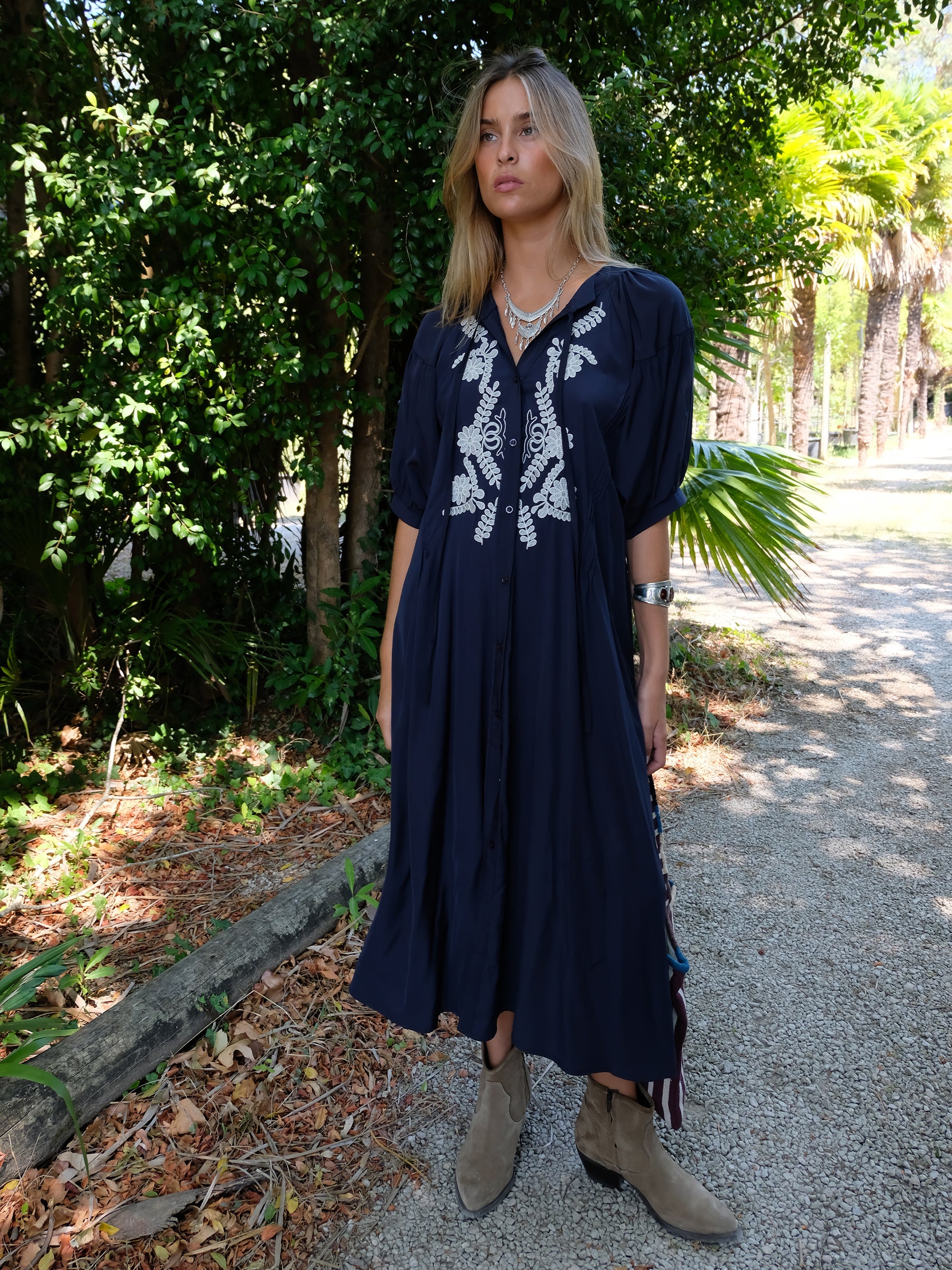 Embroidered dress