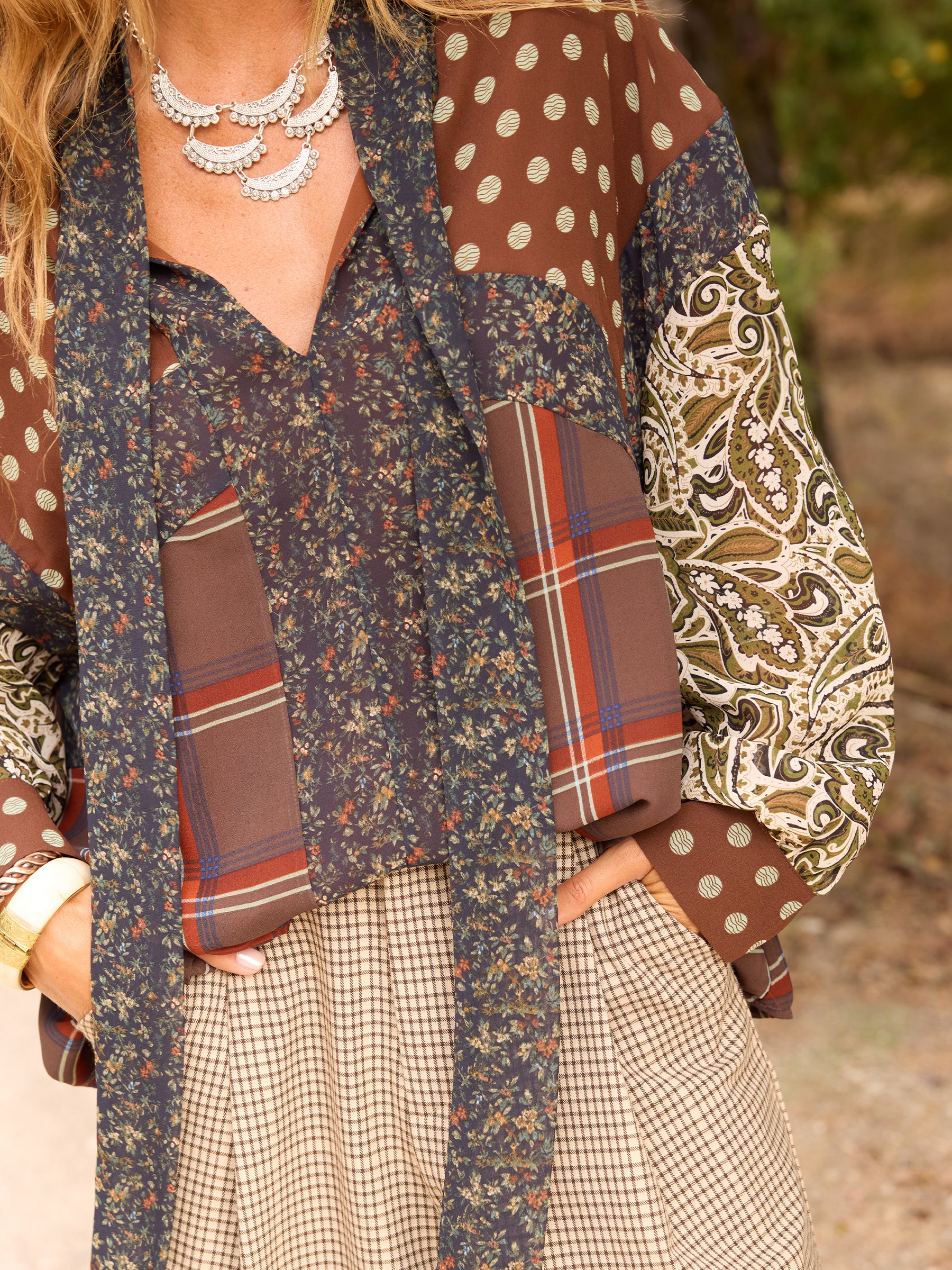 Blusa Patchwork