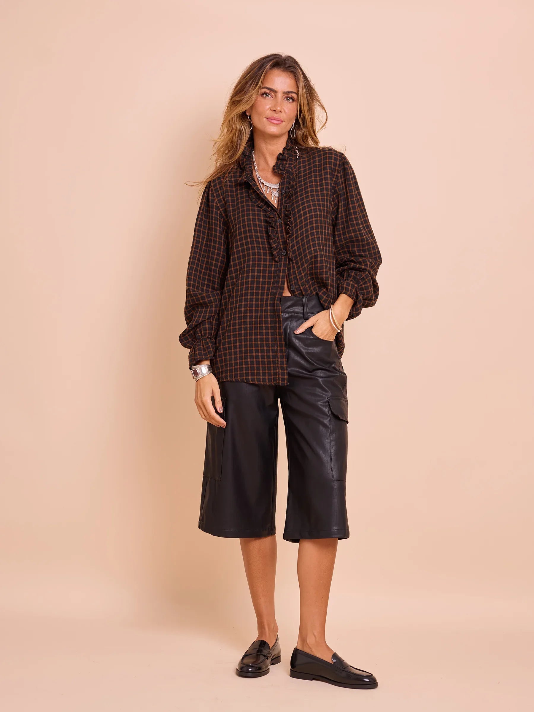 Ecopelle Bermuda Shorts - Vintage Bazaar