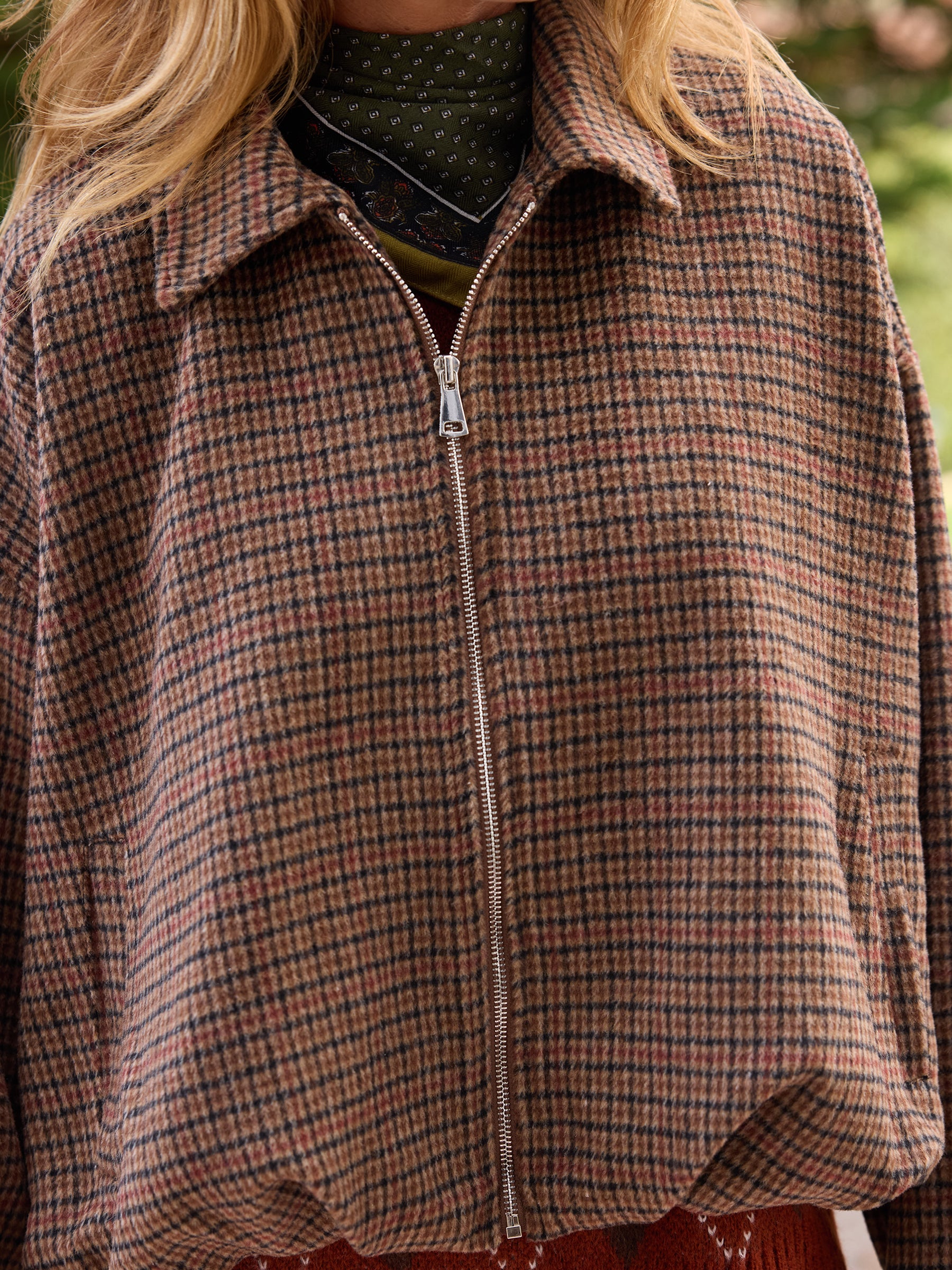 Casaco Pied-de-Poule