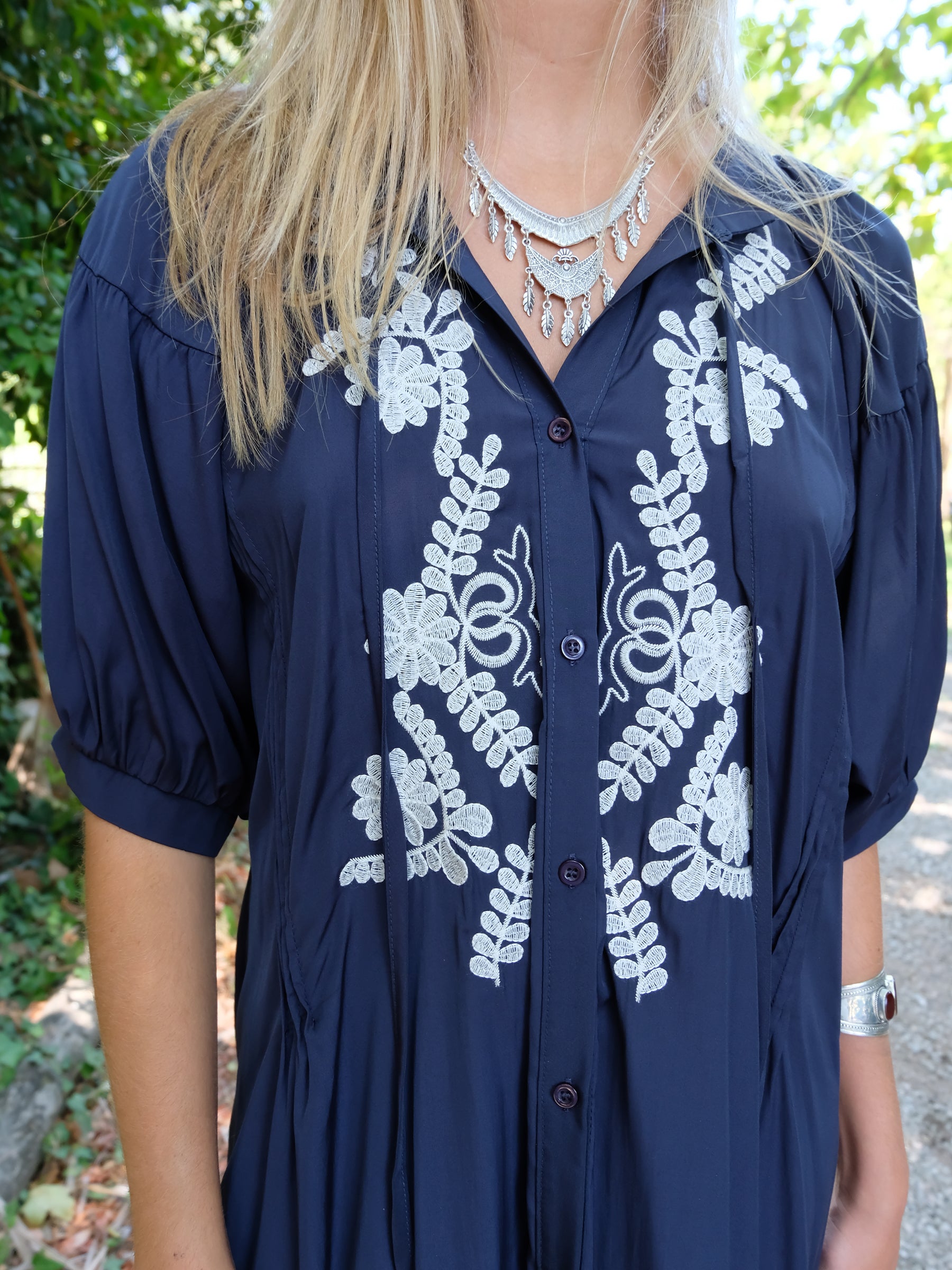 Embroidered dress
