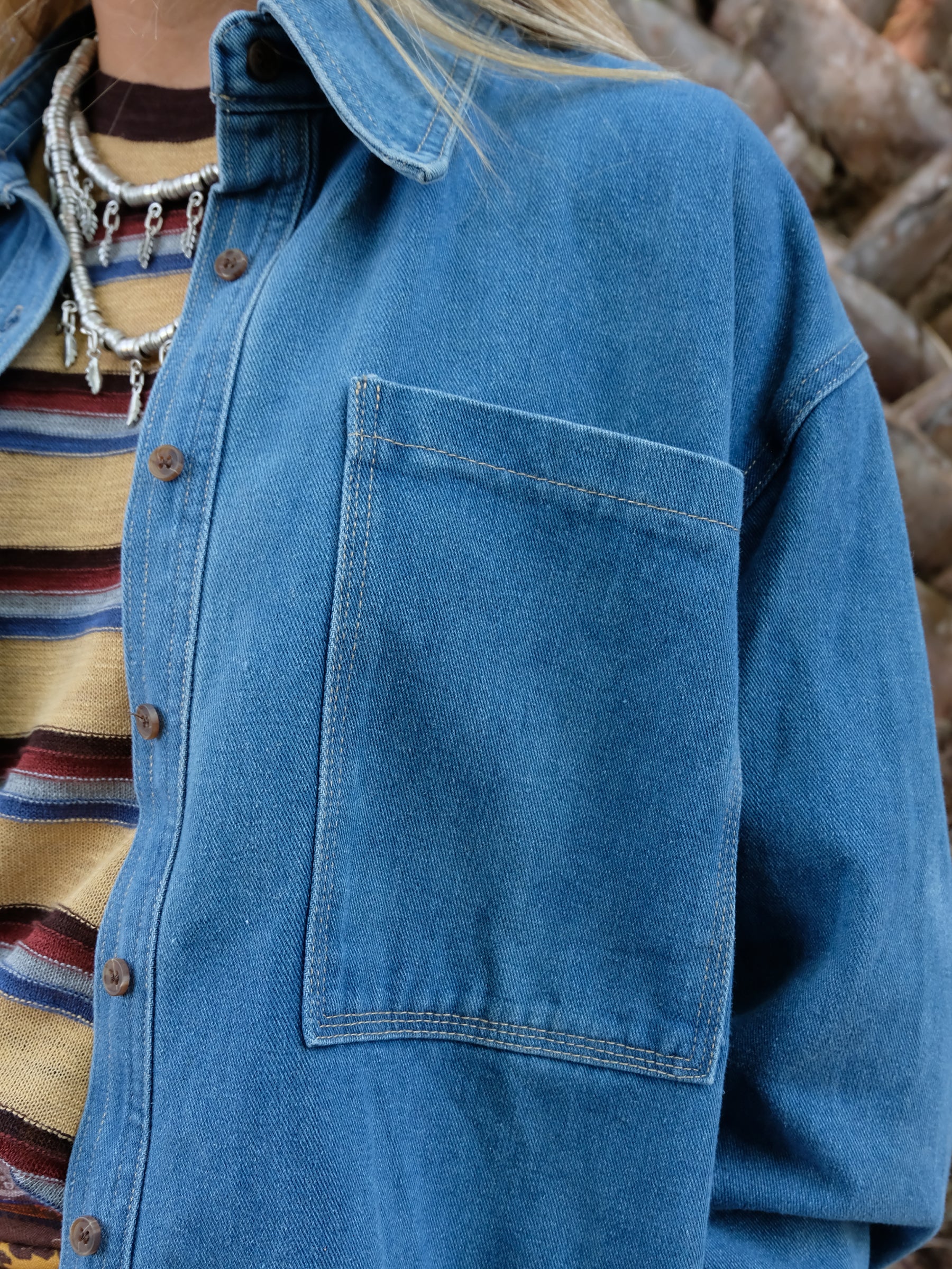 Casaco Denim