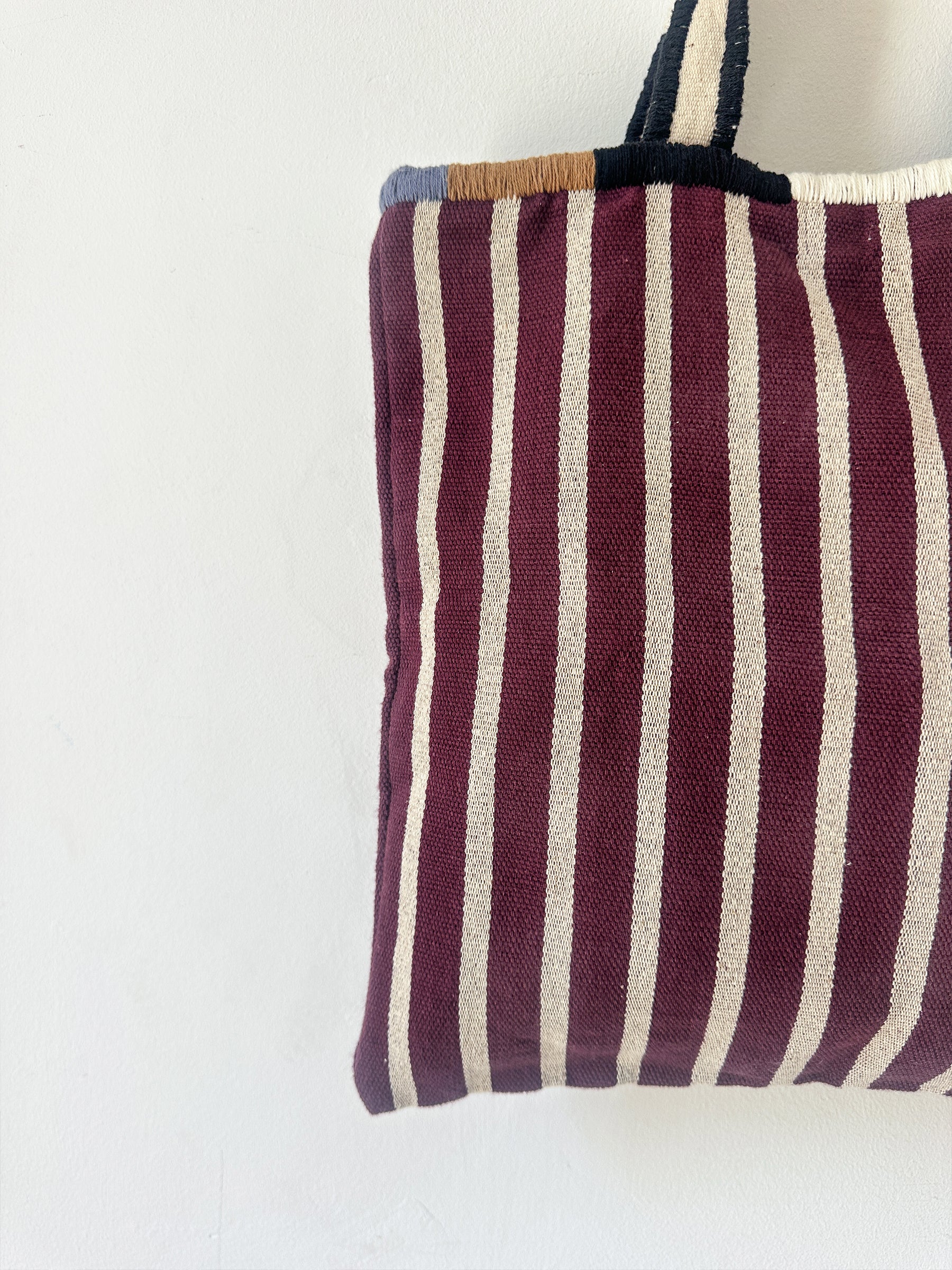 Striped bag