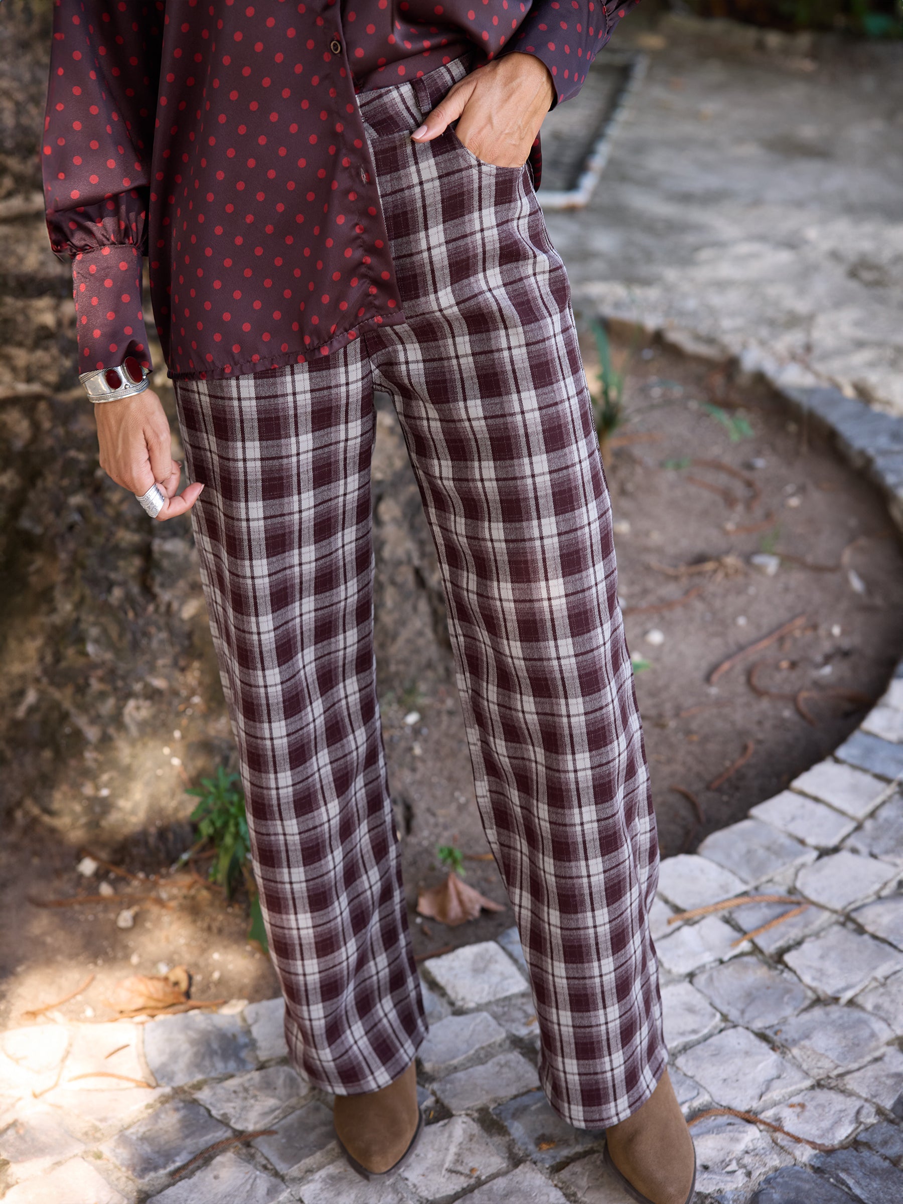 Plaid pants