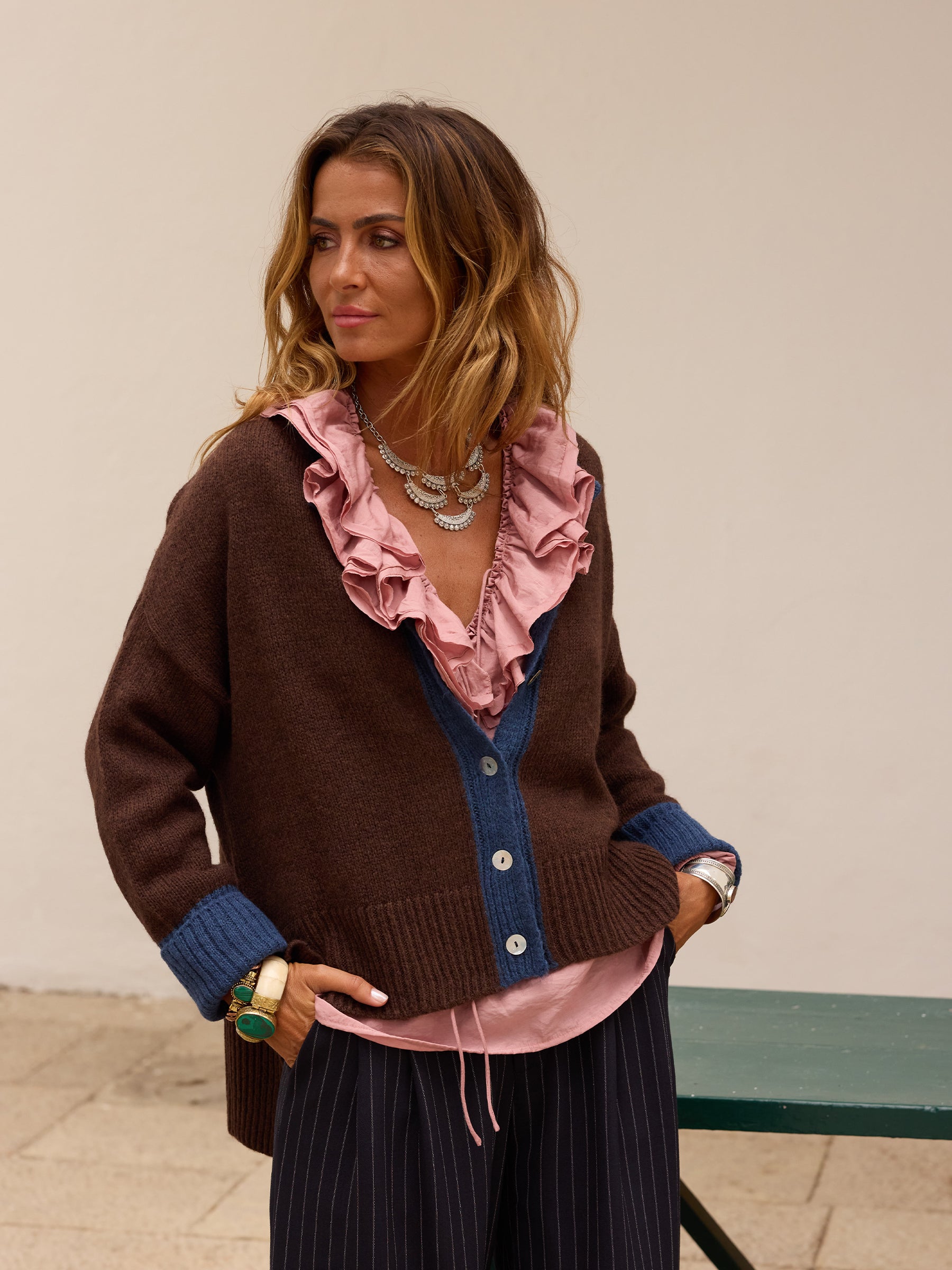 Chaqueta de malla