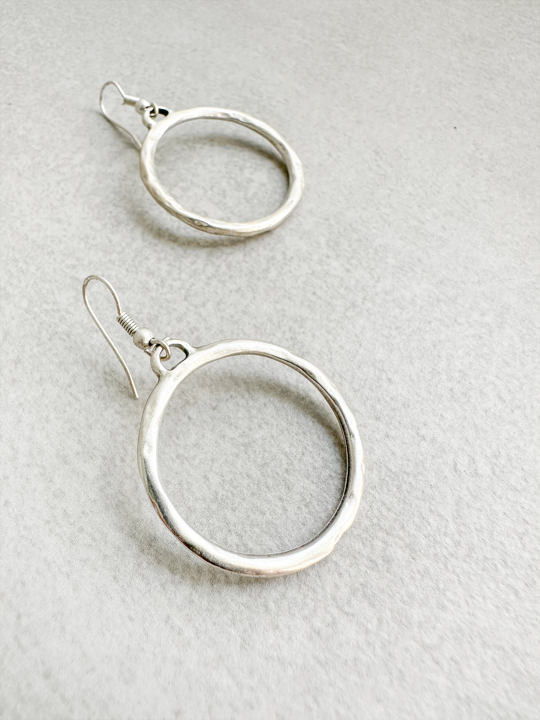 Silver earrings