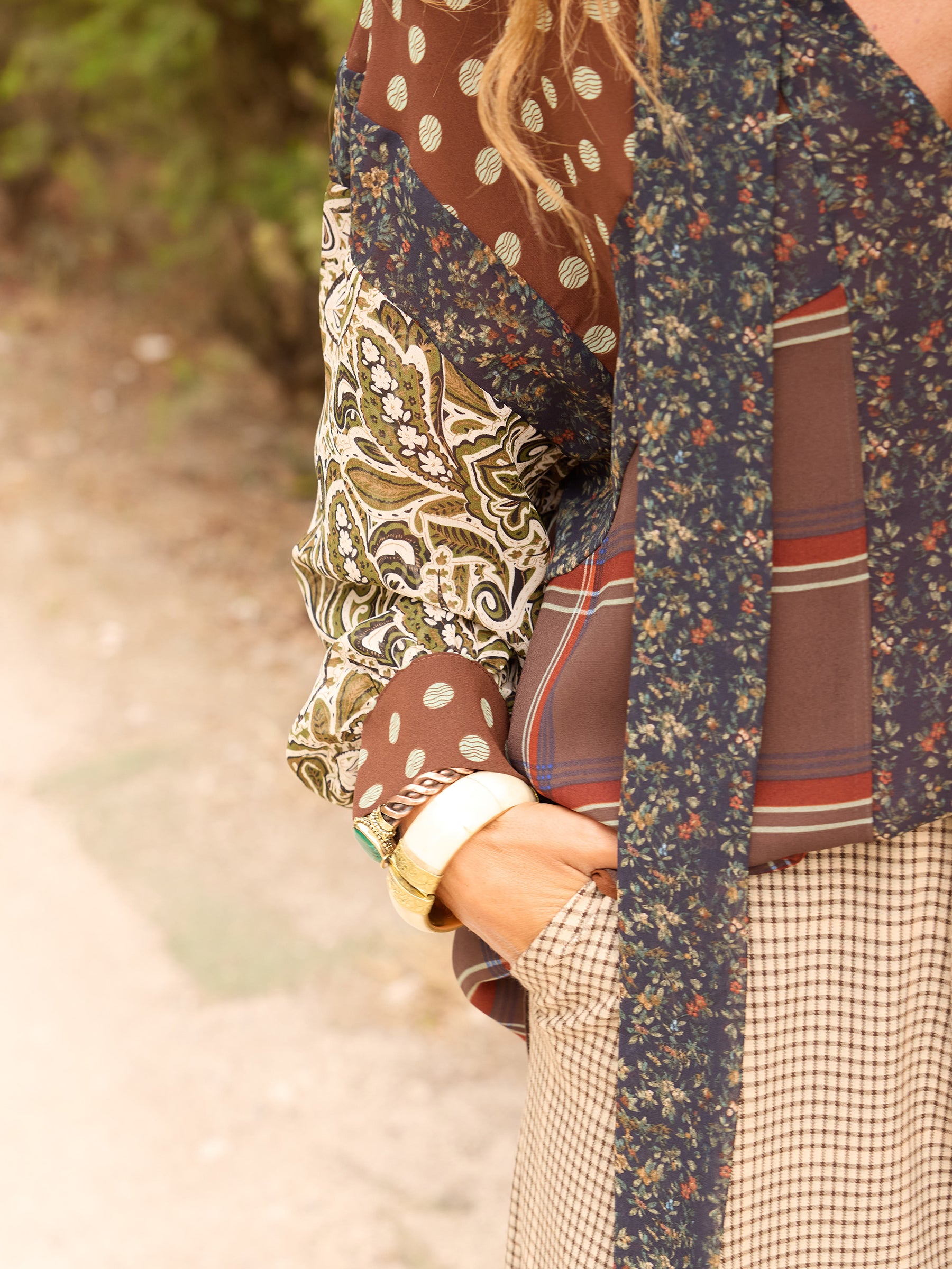 Blusa Patchwork