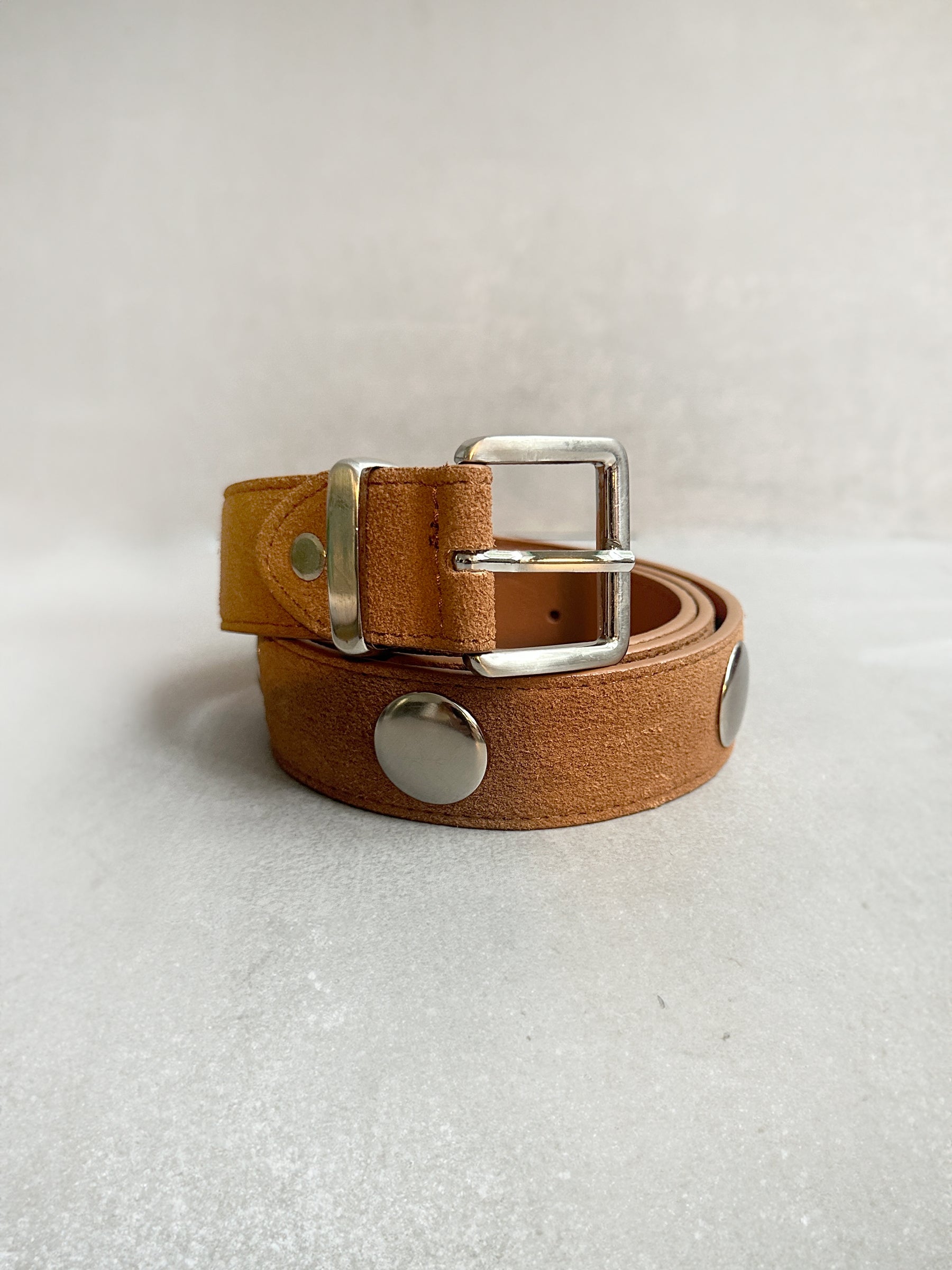 Leather Belt with studs