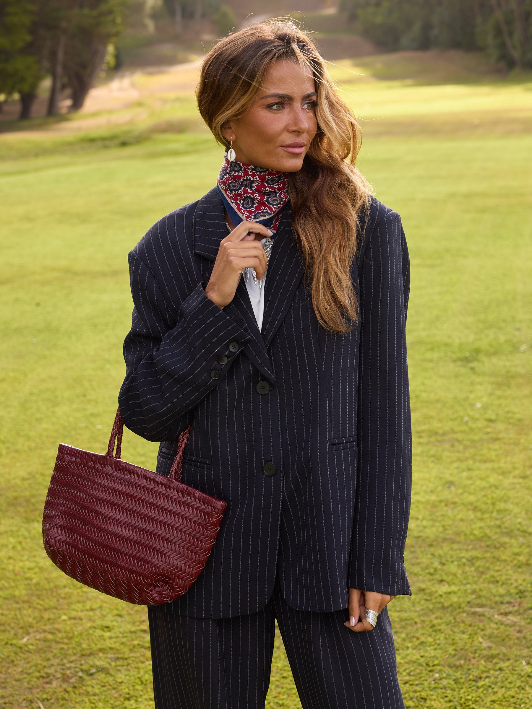 Striped blazer