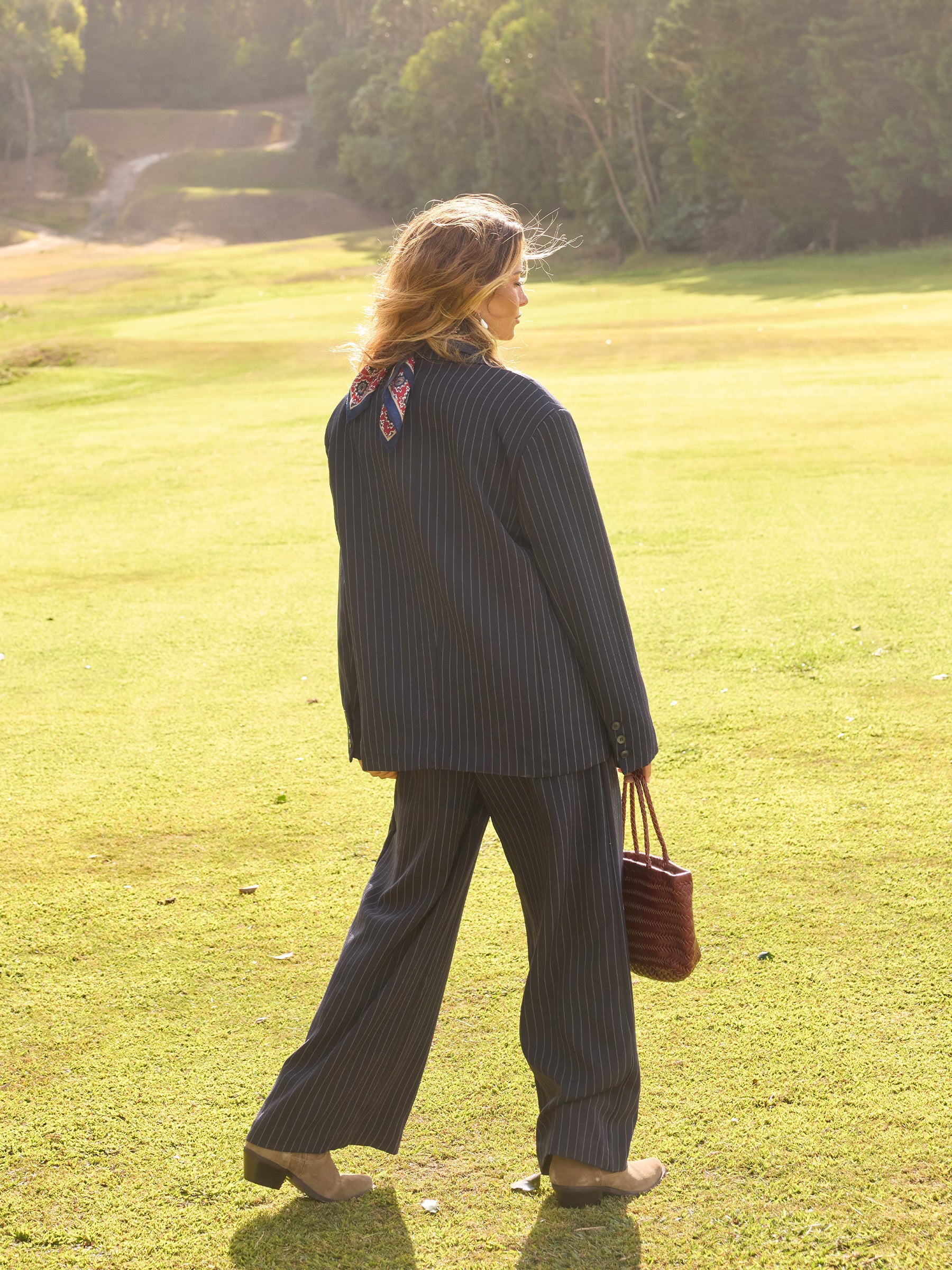 Striped blazer