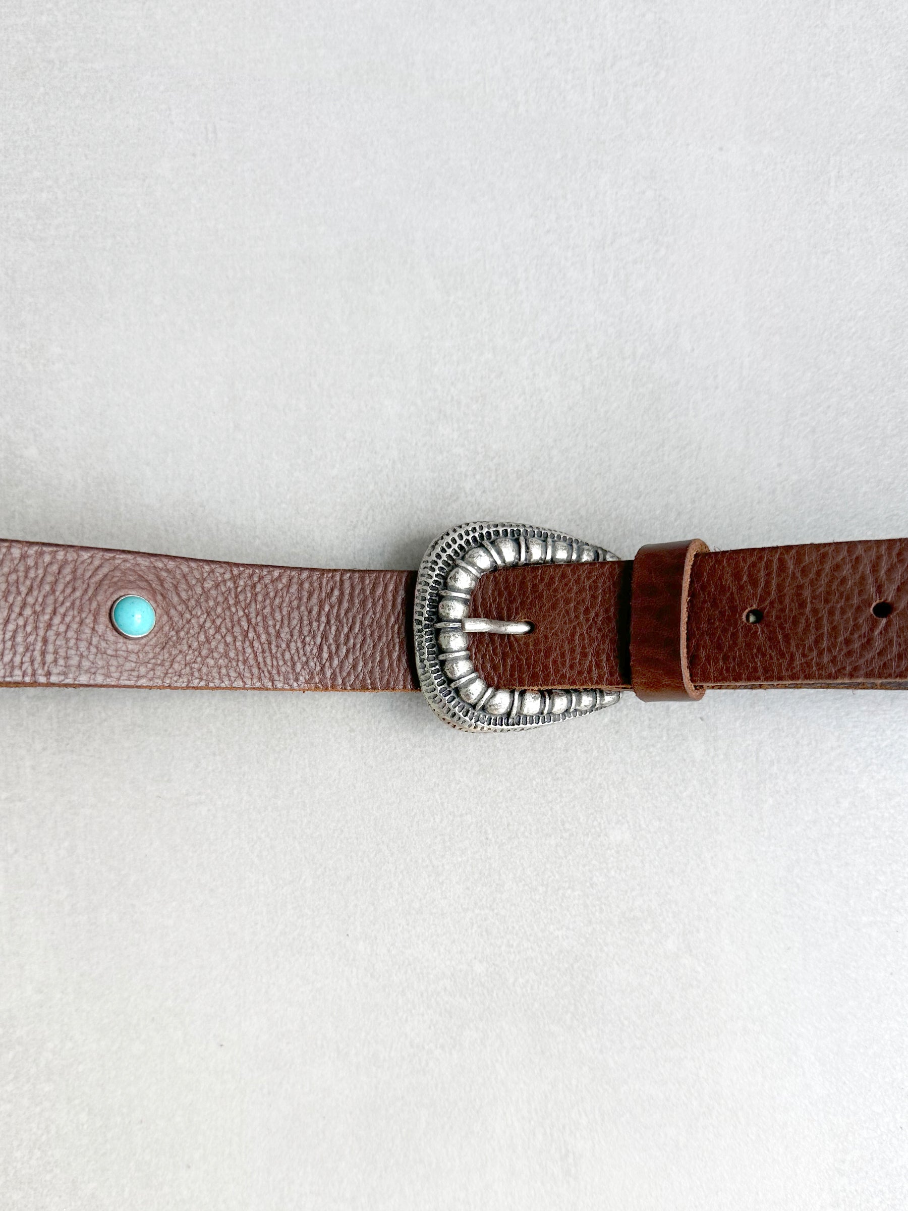 Leather belt