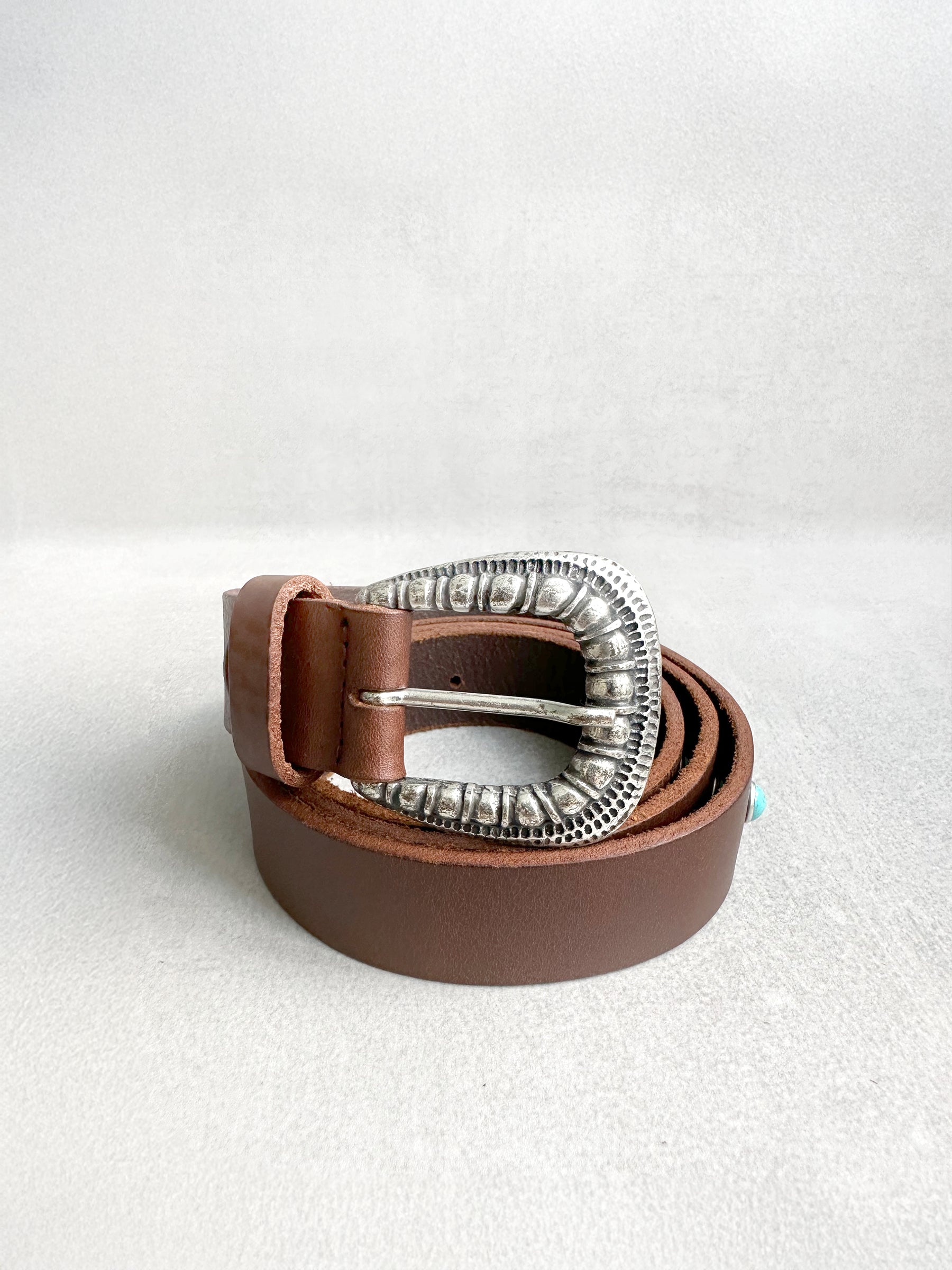 Leather belt
