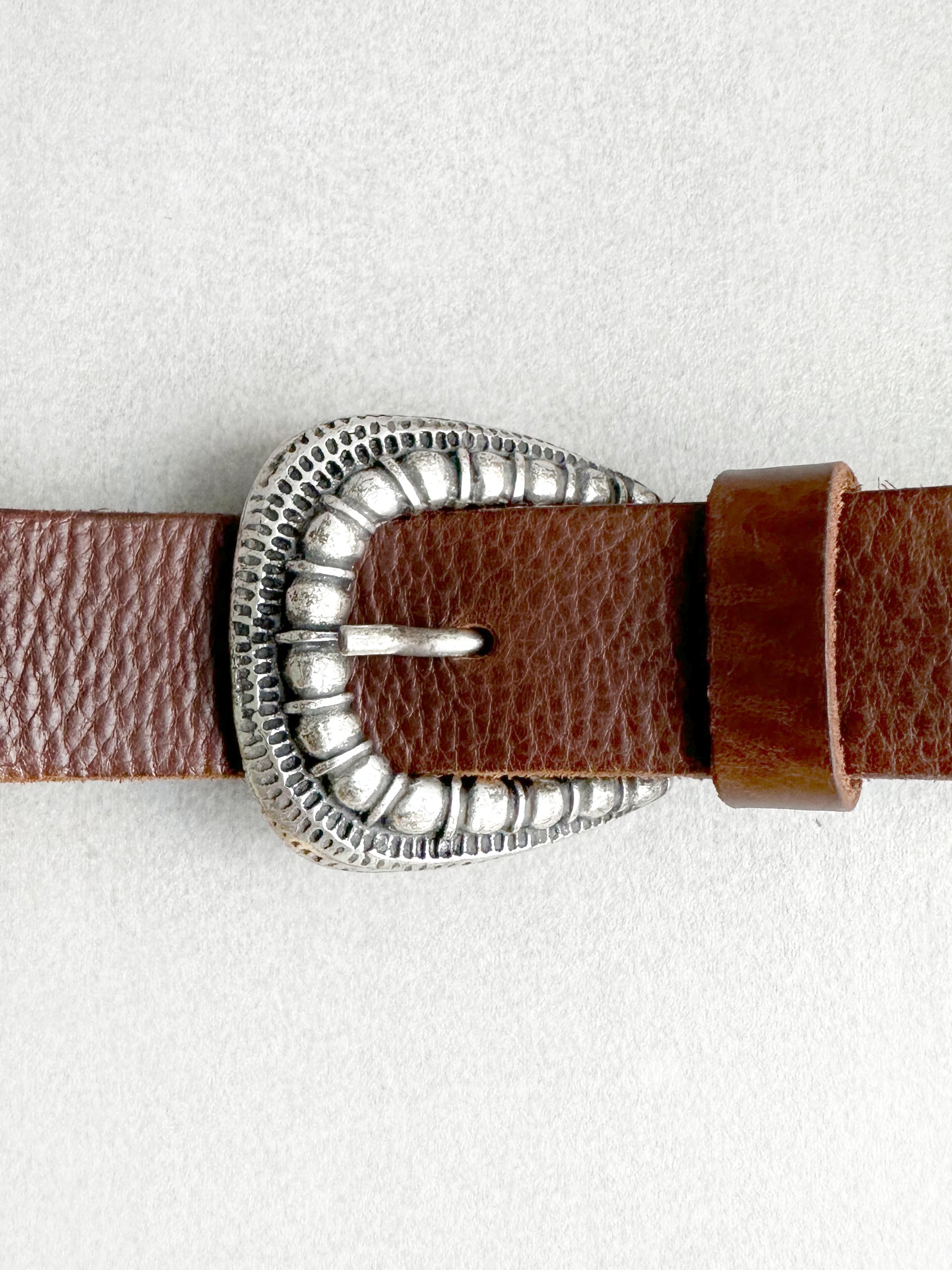 Leather belt