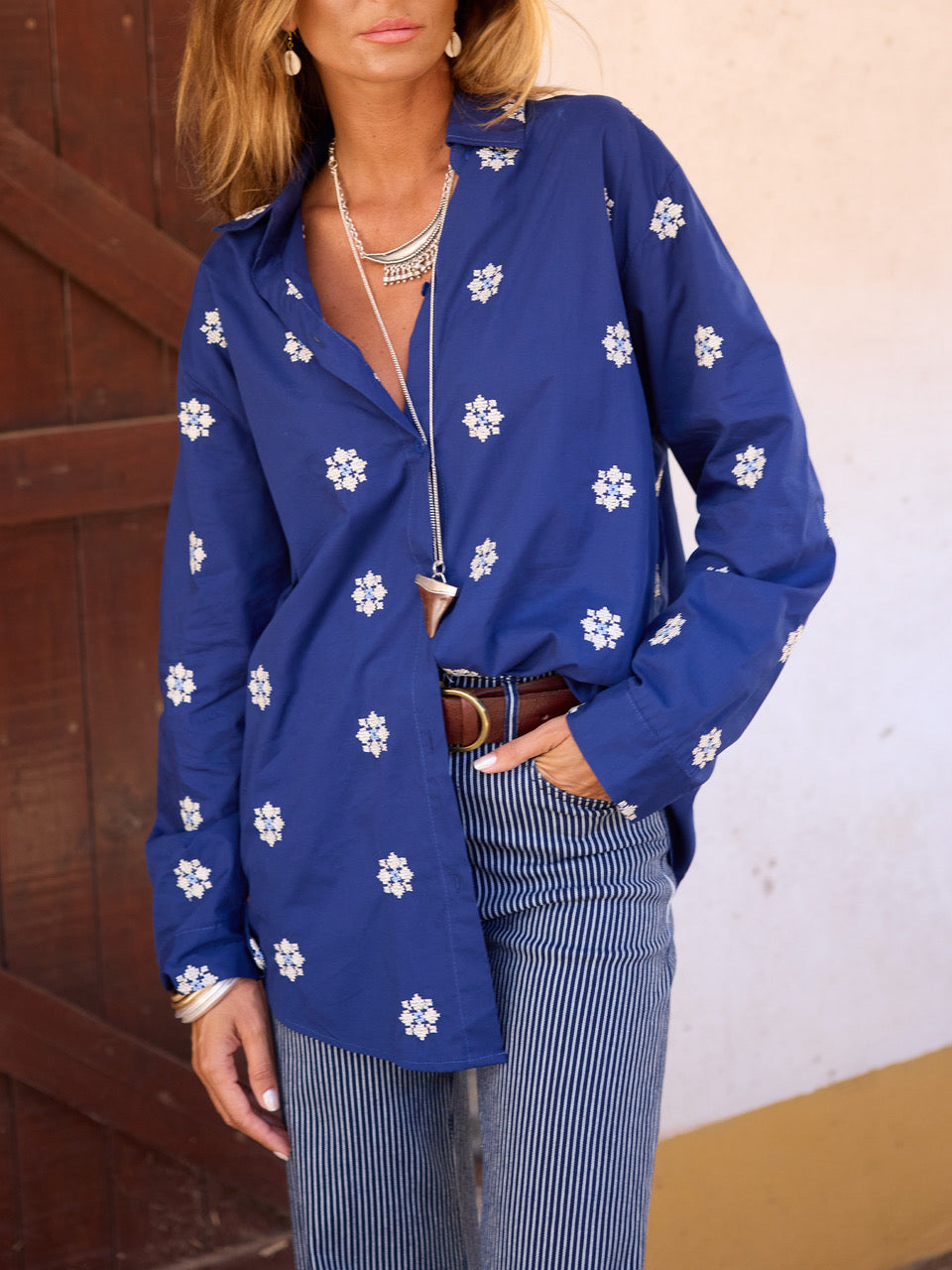 Camisa Bordada