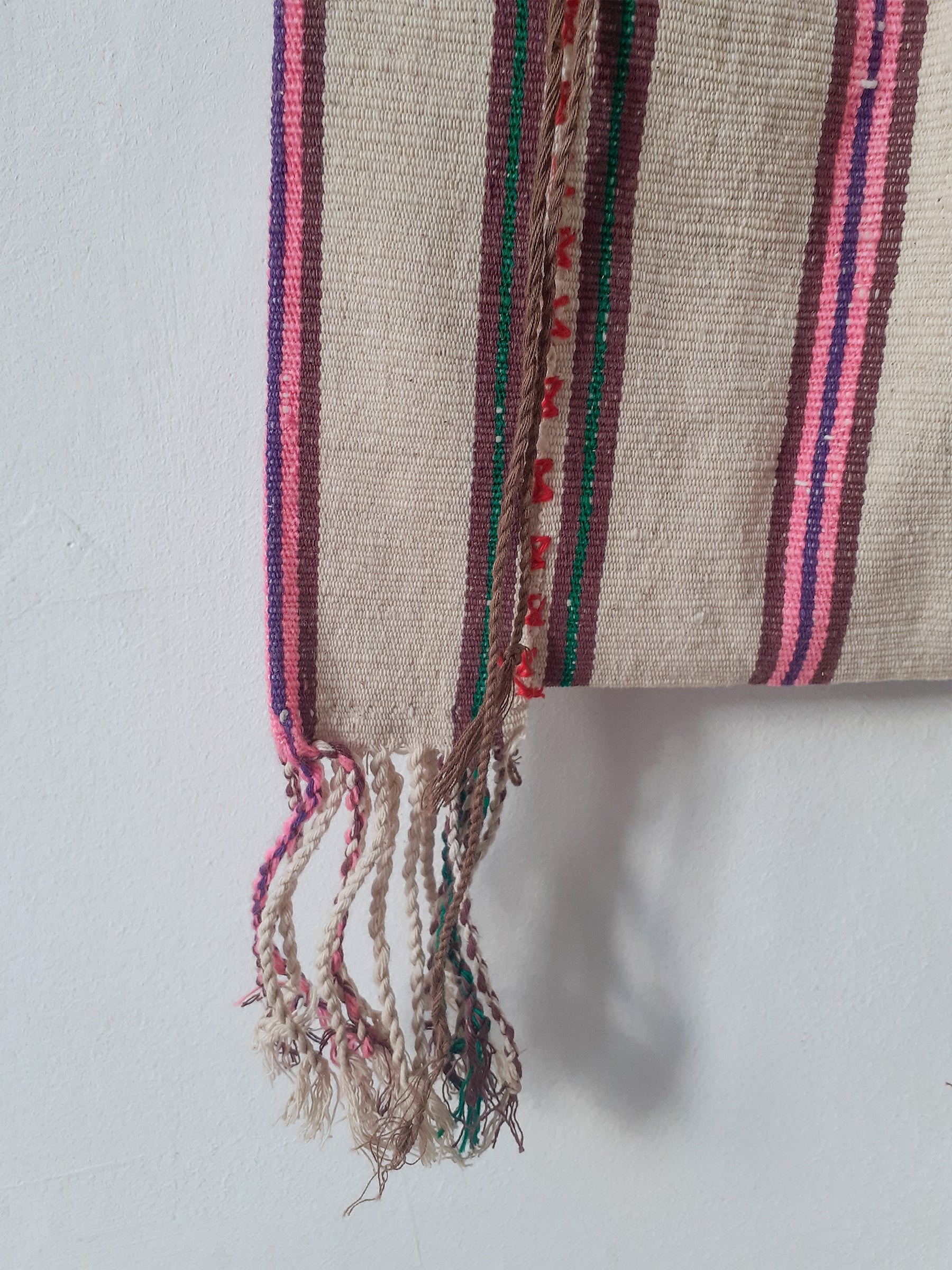Striped bag