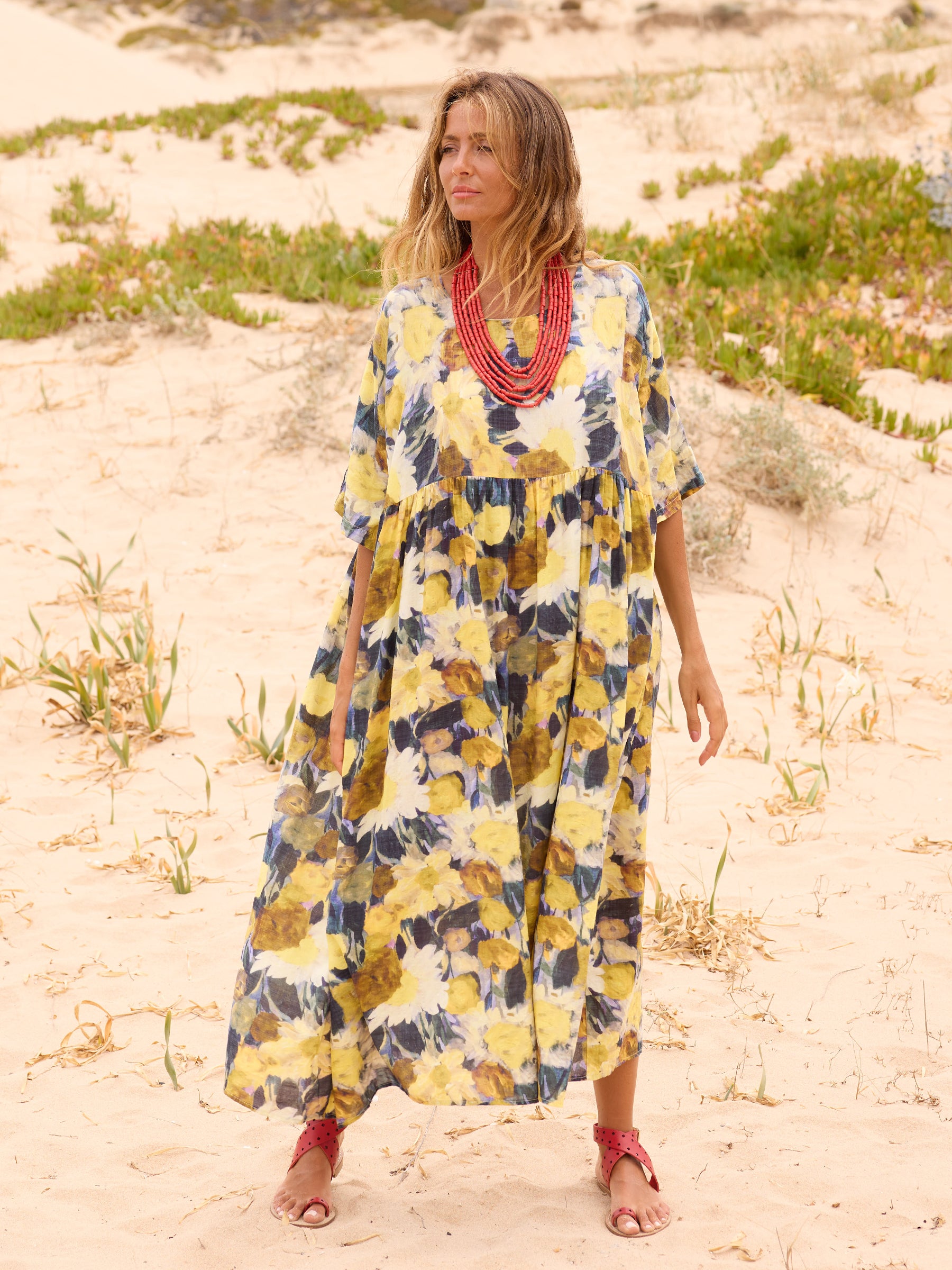 Vestido Largo Floral