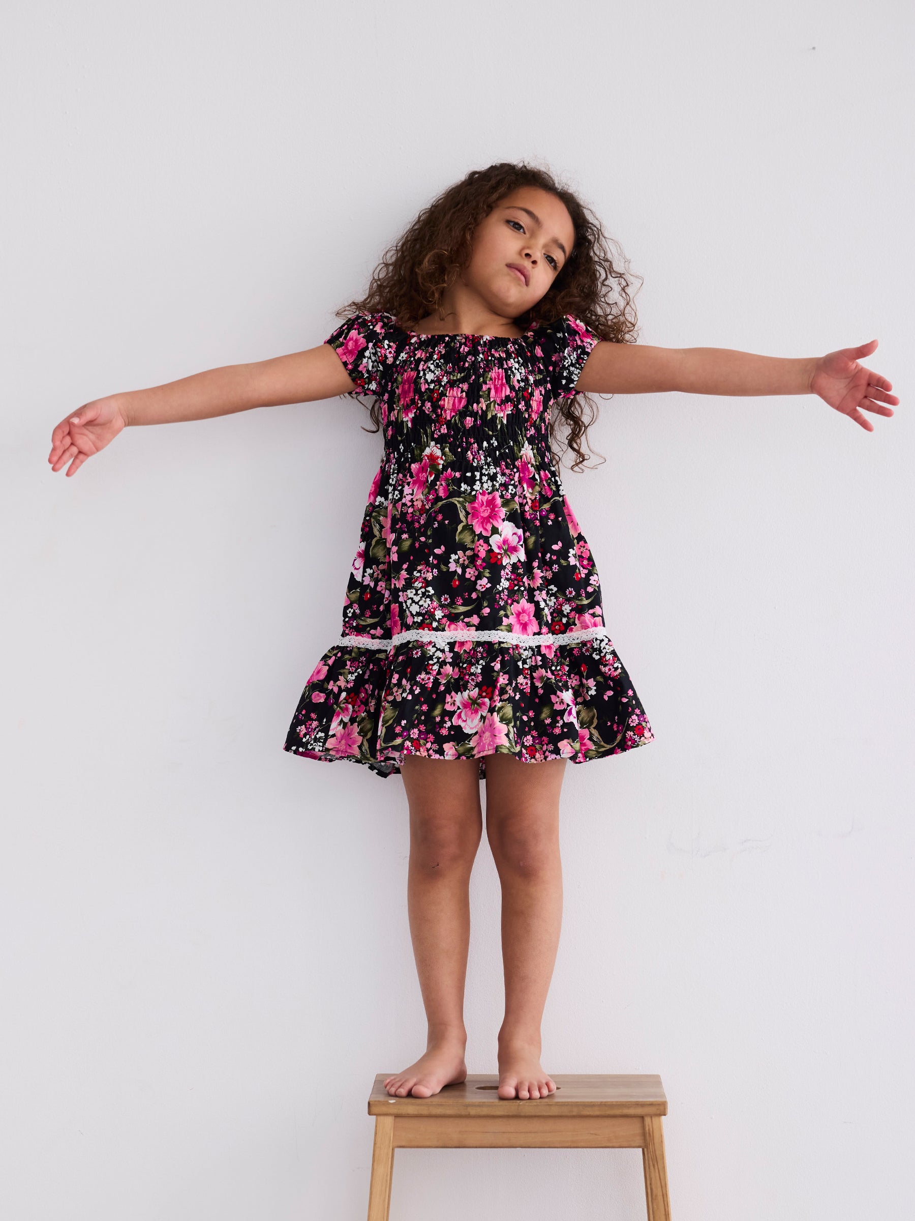 Vestido color melocotón