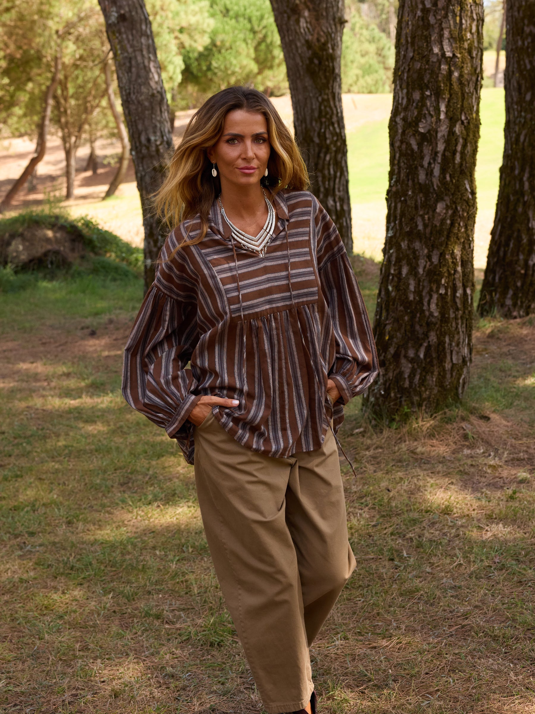 Blusa Riscas