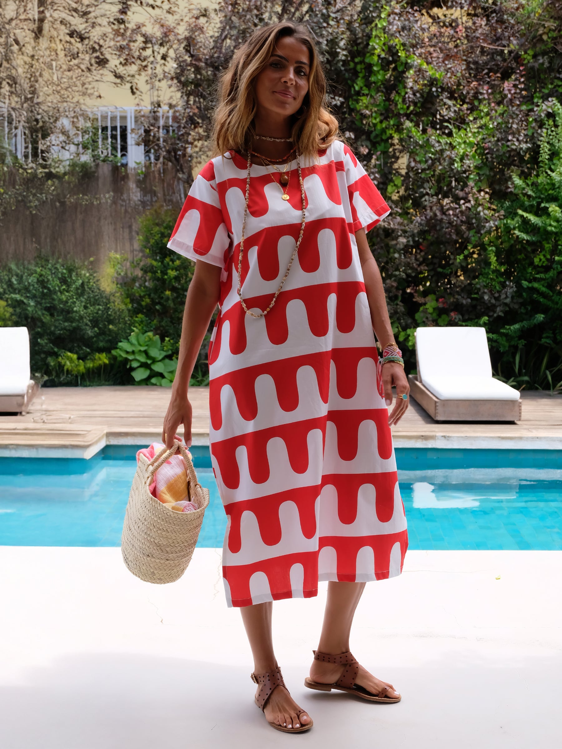 Vestido Seventies Ondas