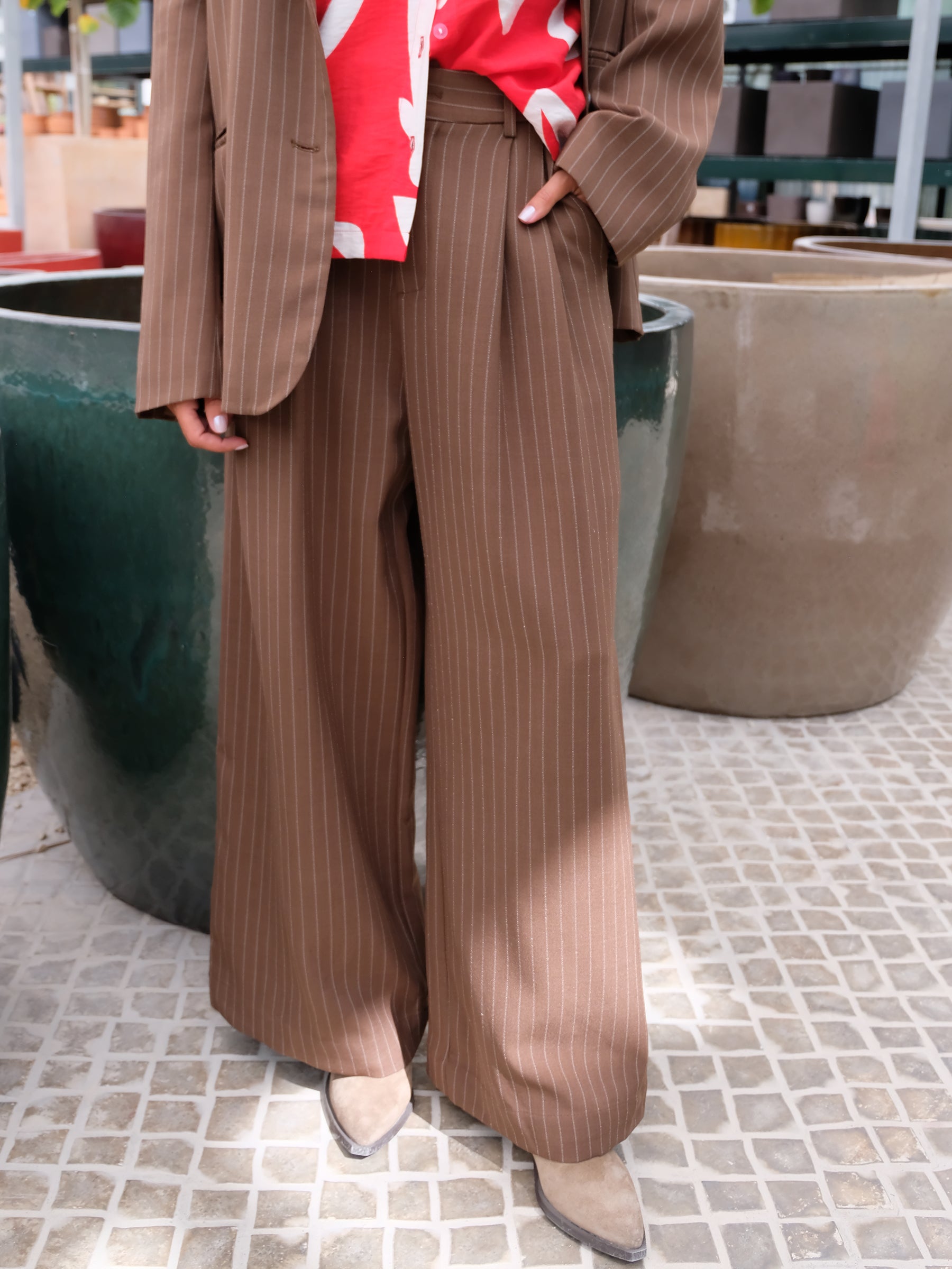 Pantalones de rayas
