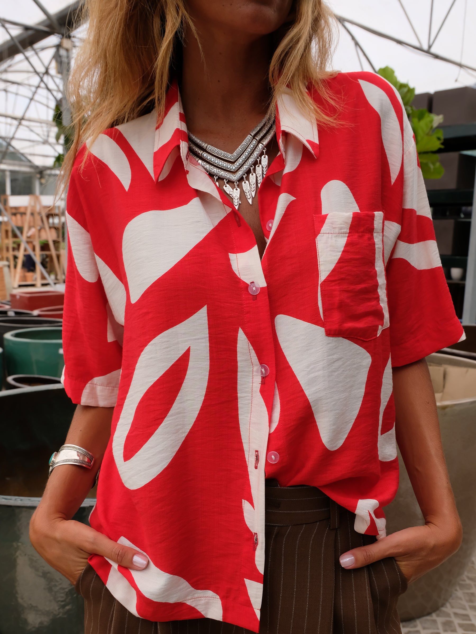 Camisa estampada