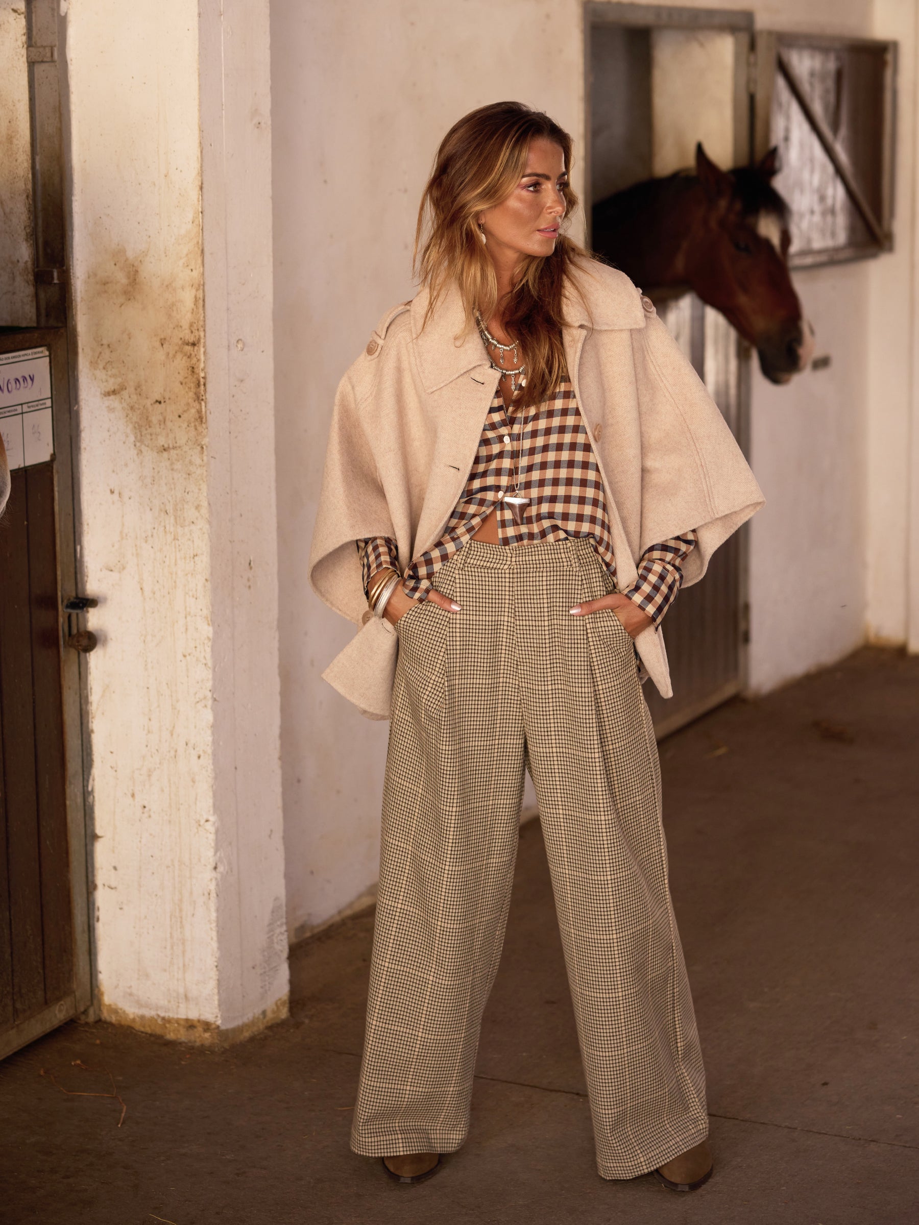 Plaid pants