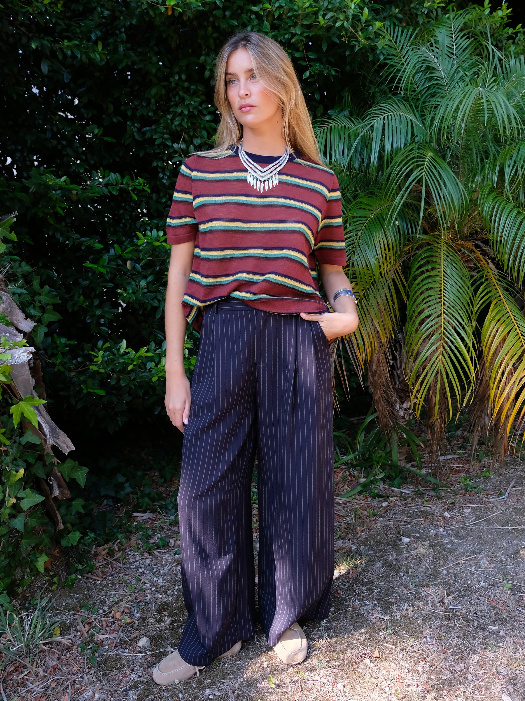 Pantalones de rayas