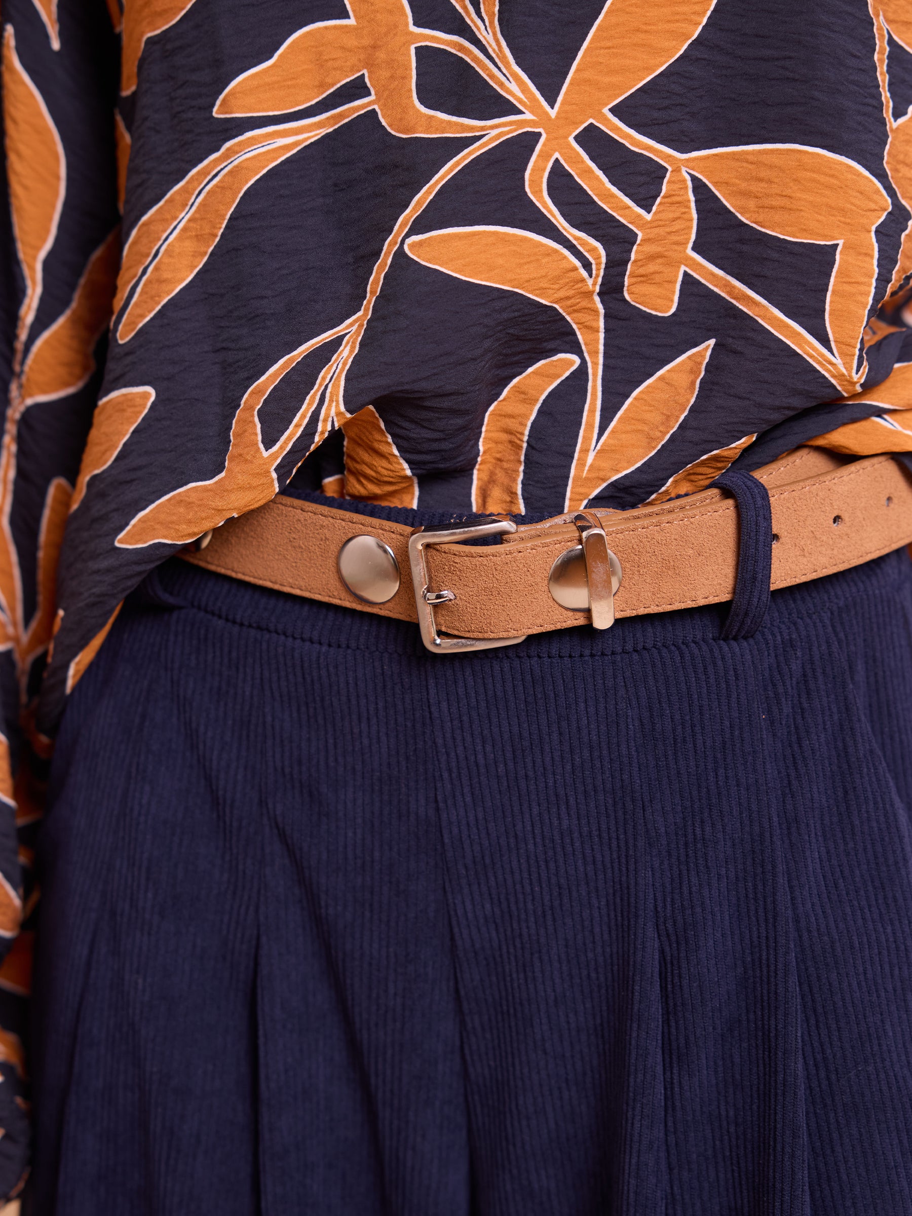 Leather Belt with studs