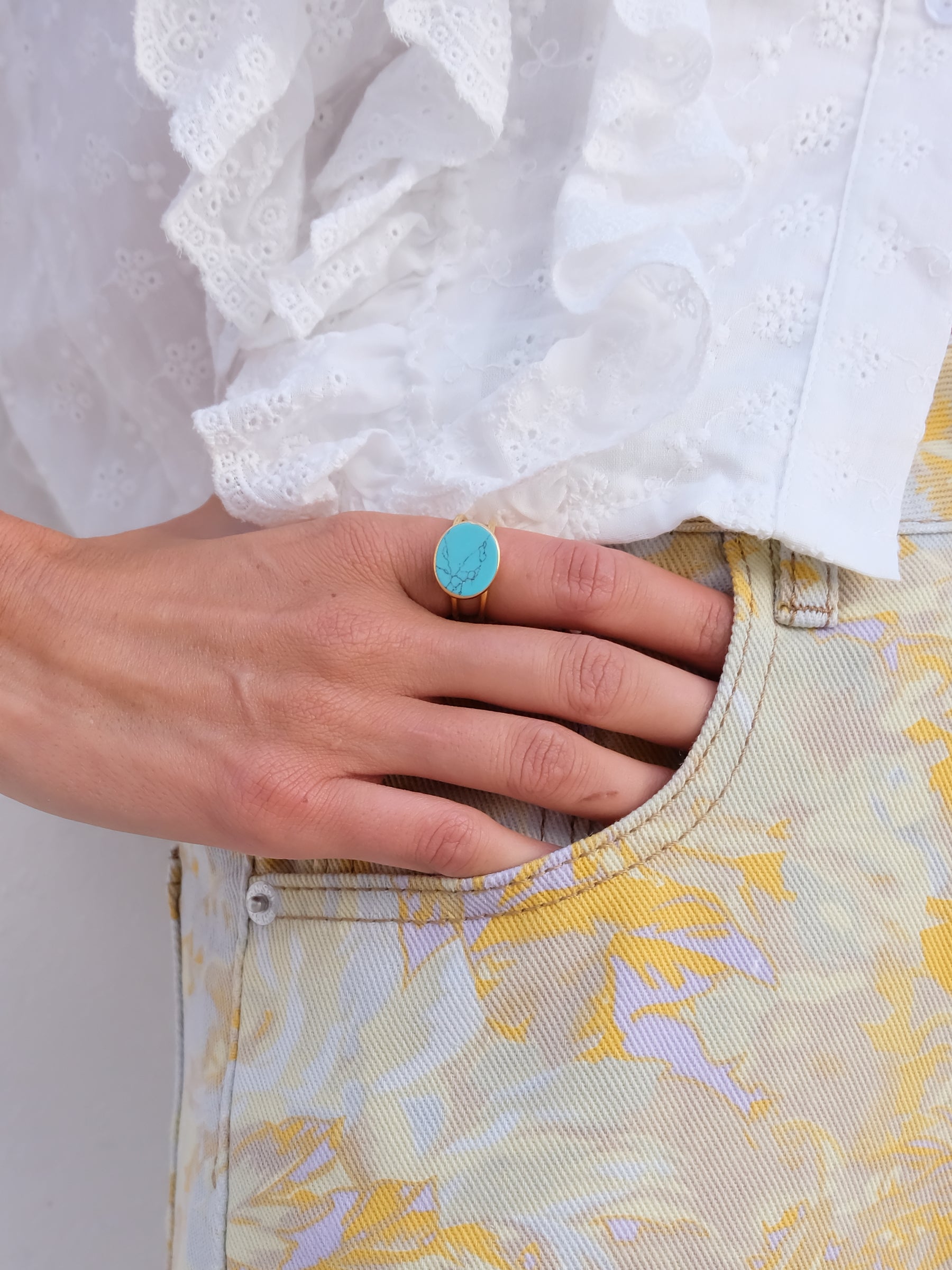 Anillo de turquesa