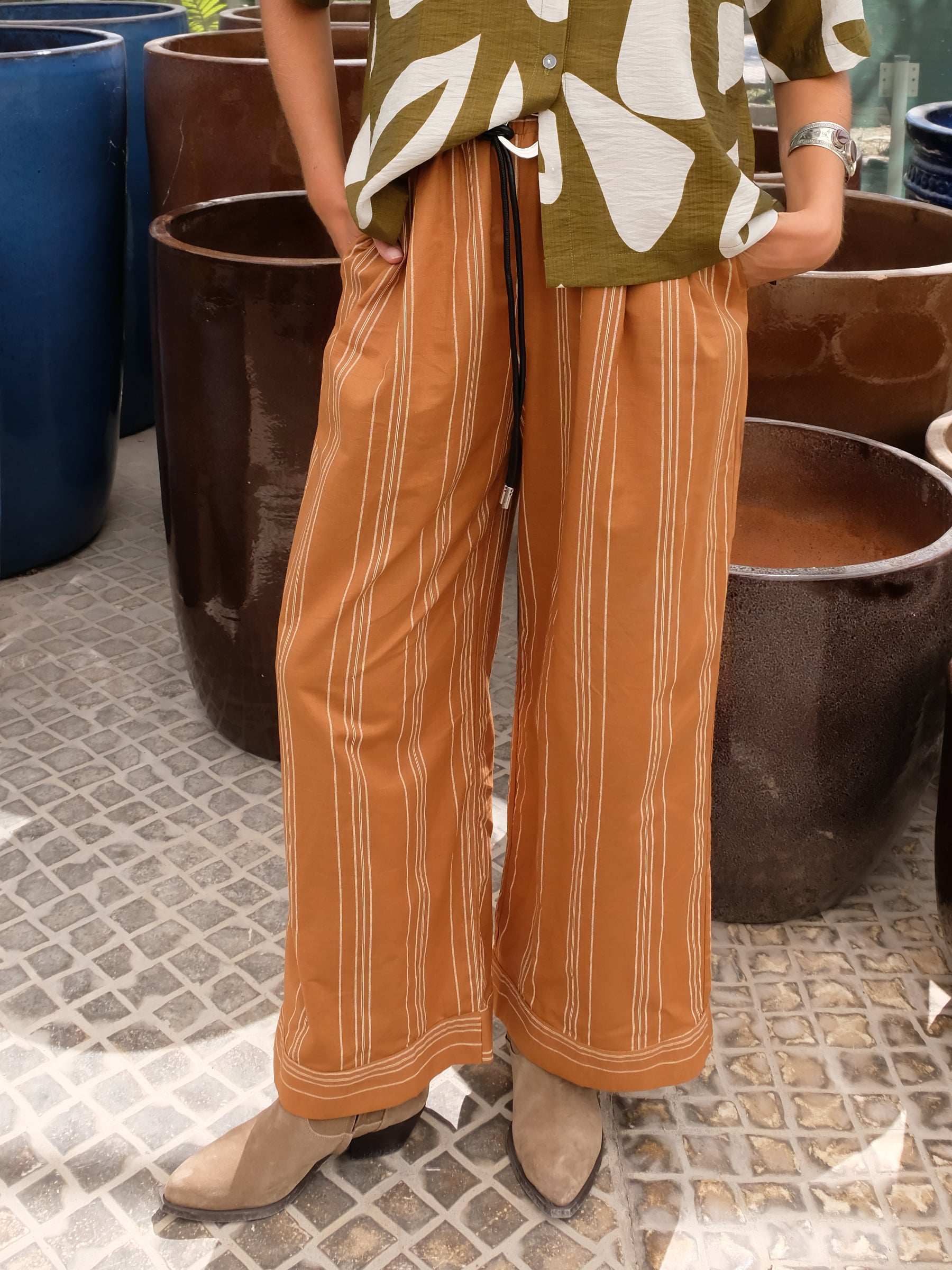 Pantalones de rayas