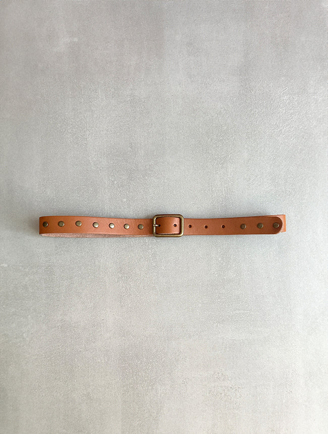 Leather Belt with studs