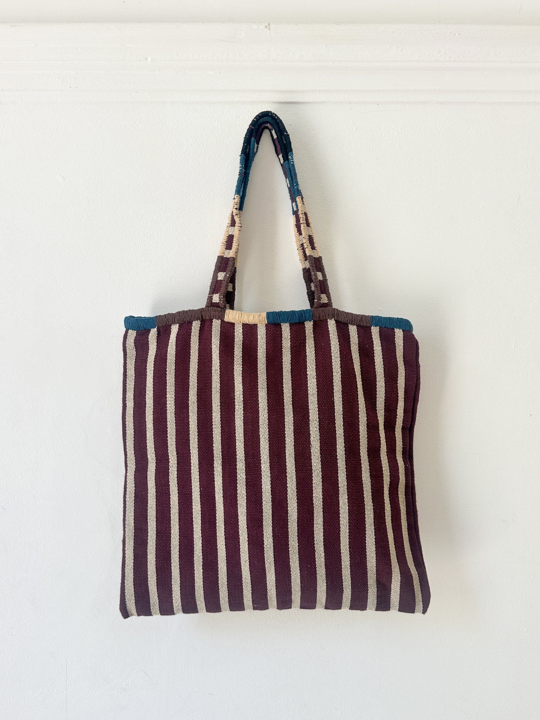 Striped bag