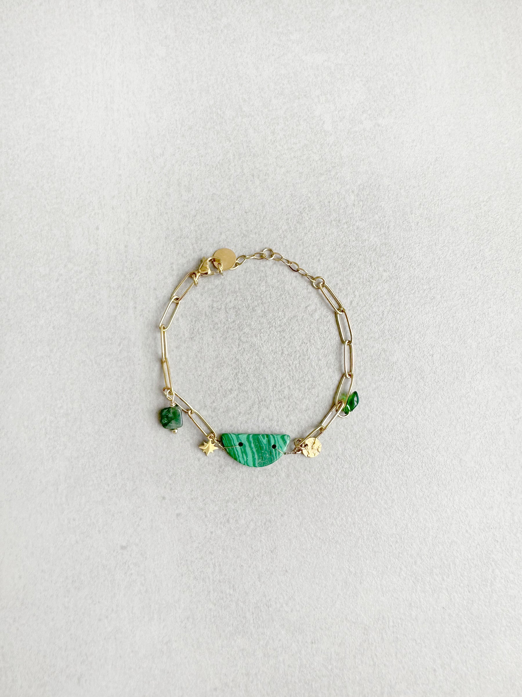 Pulsera de esmeraldas