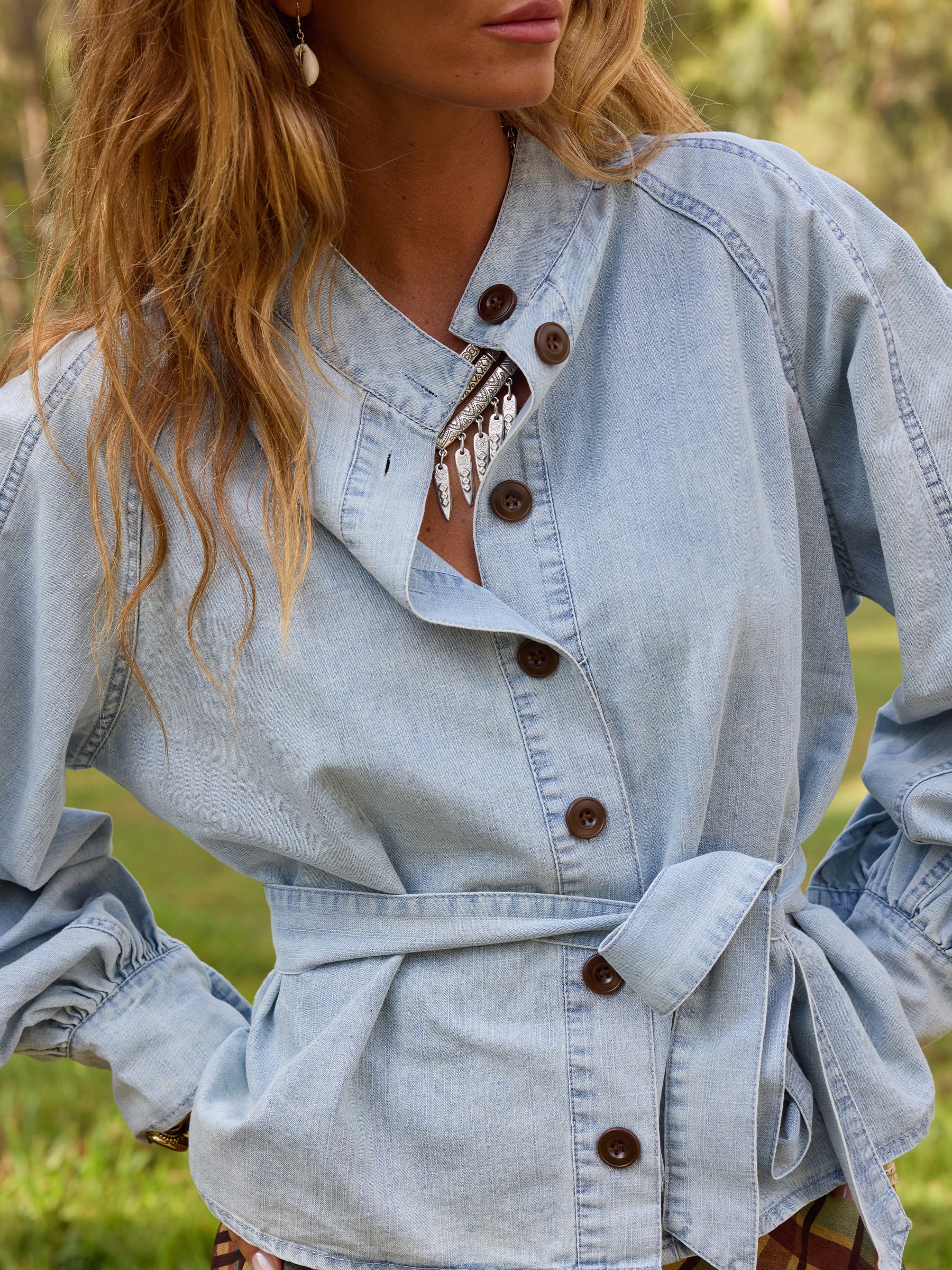 Blusa Denim
