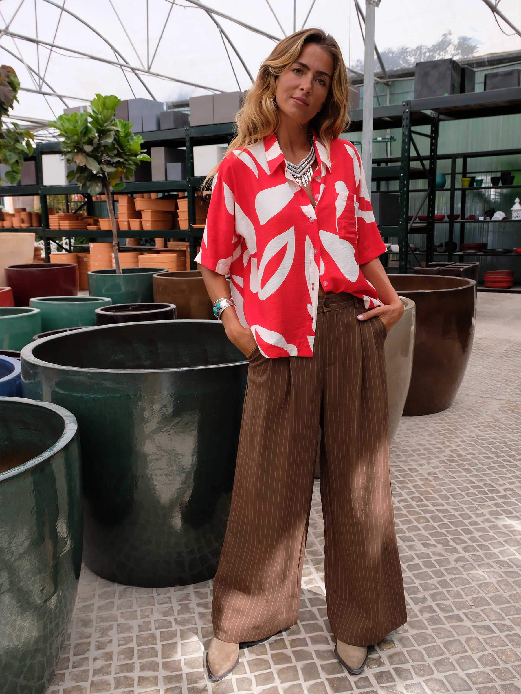 Pantalones de rayas