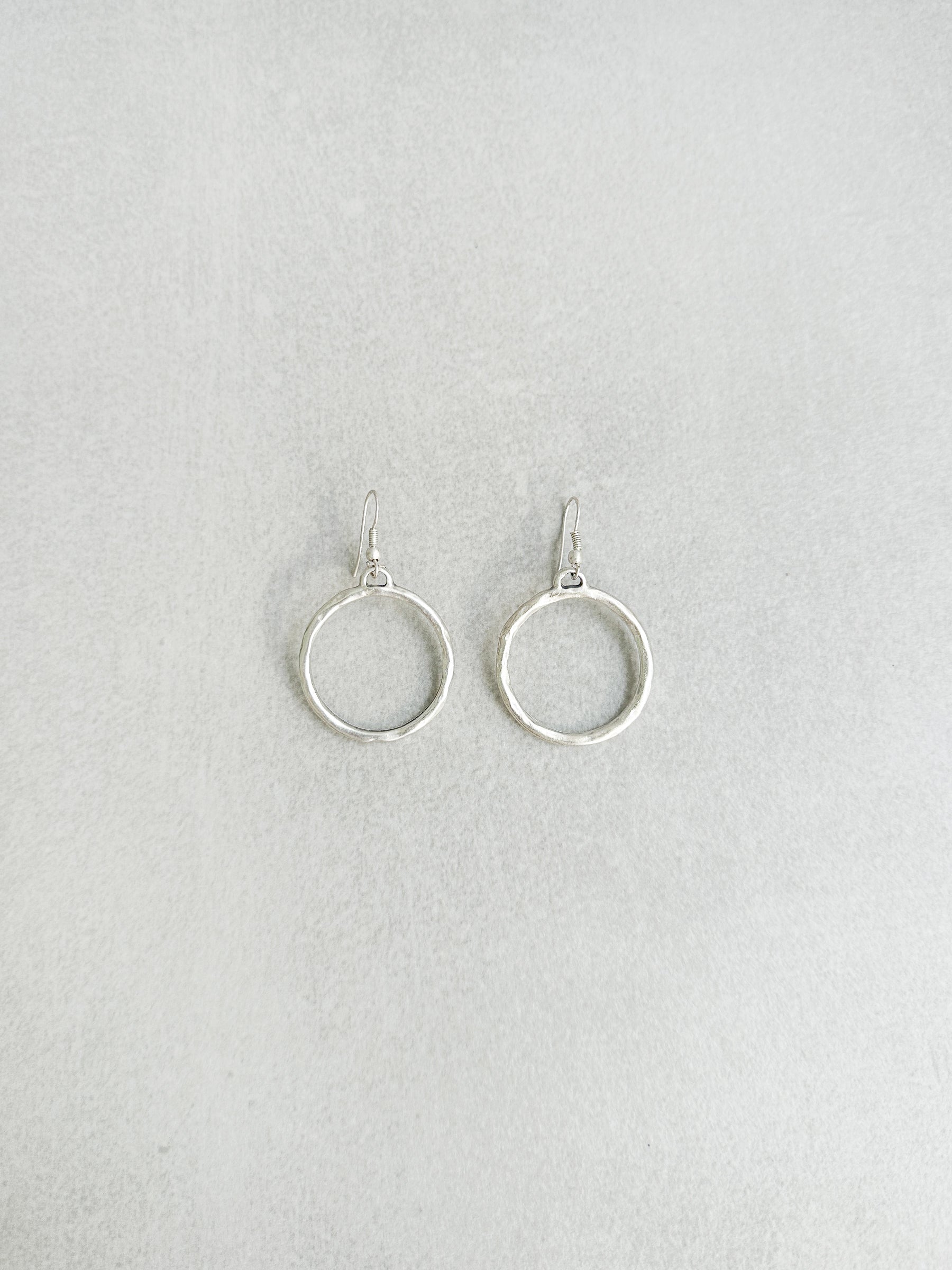 Silver earrings