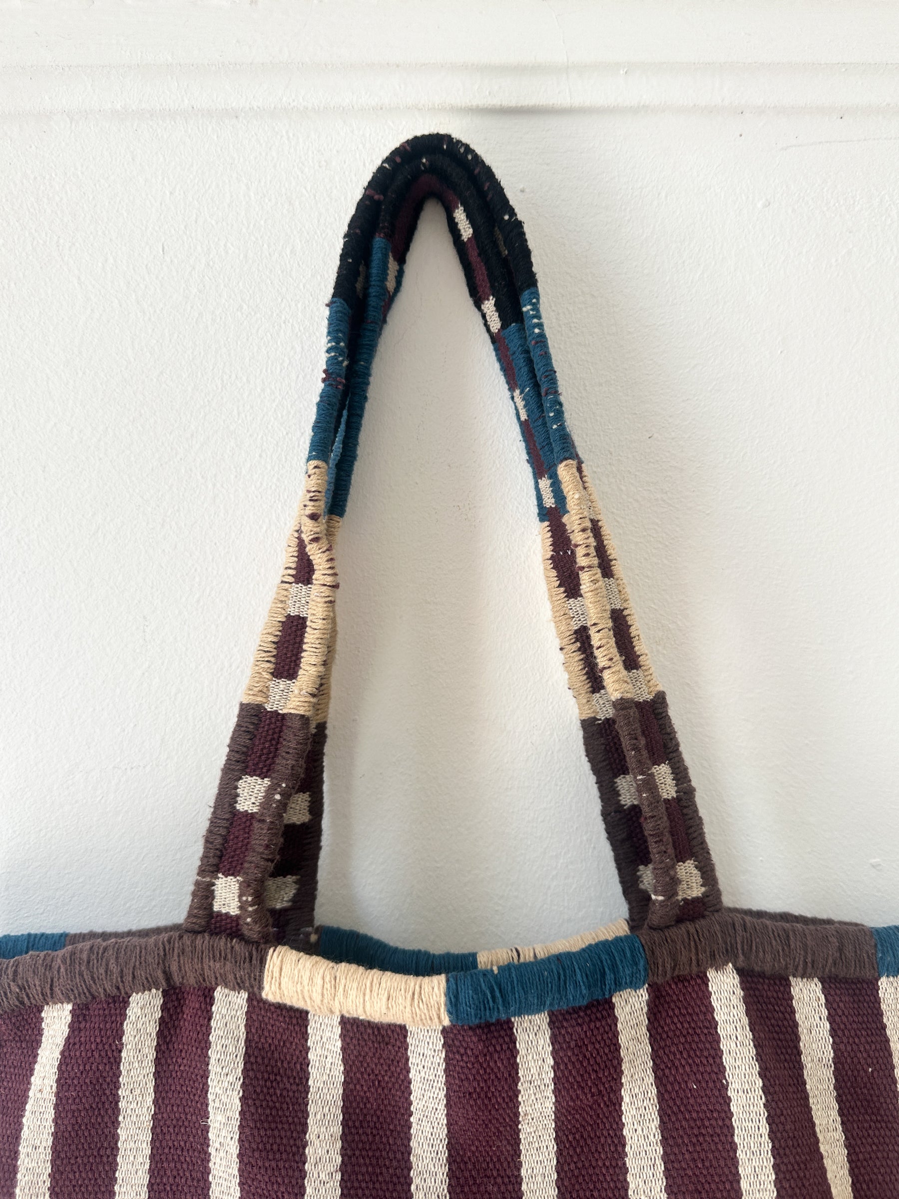 Striped bag