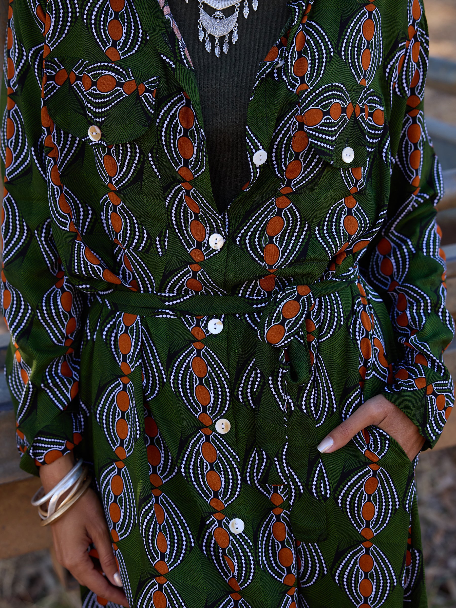 Printed dress