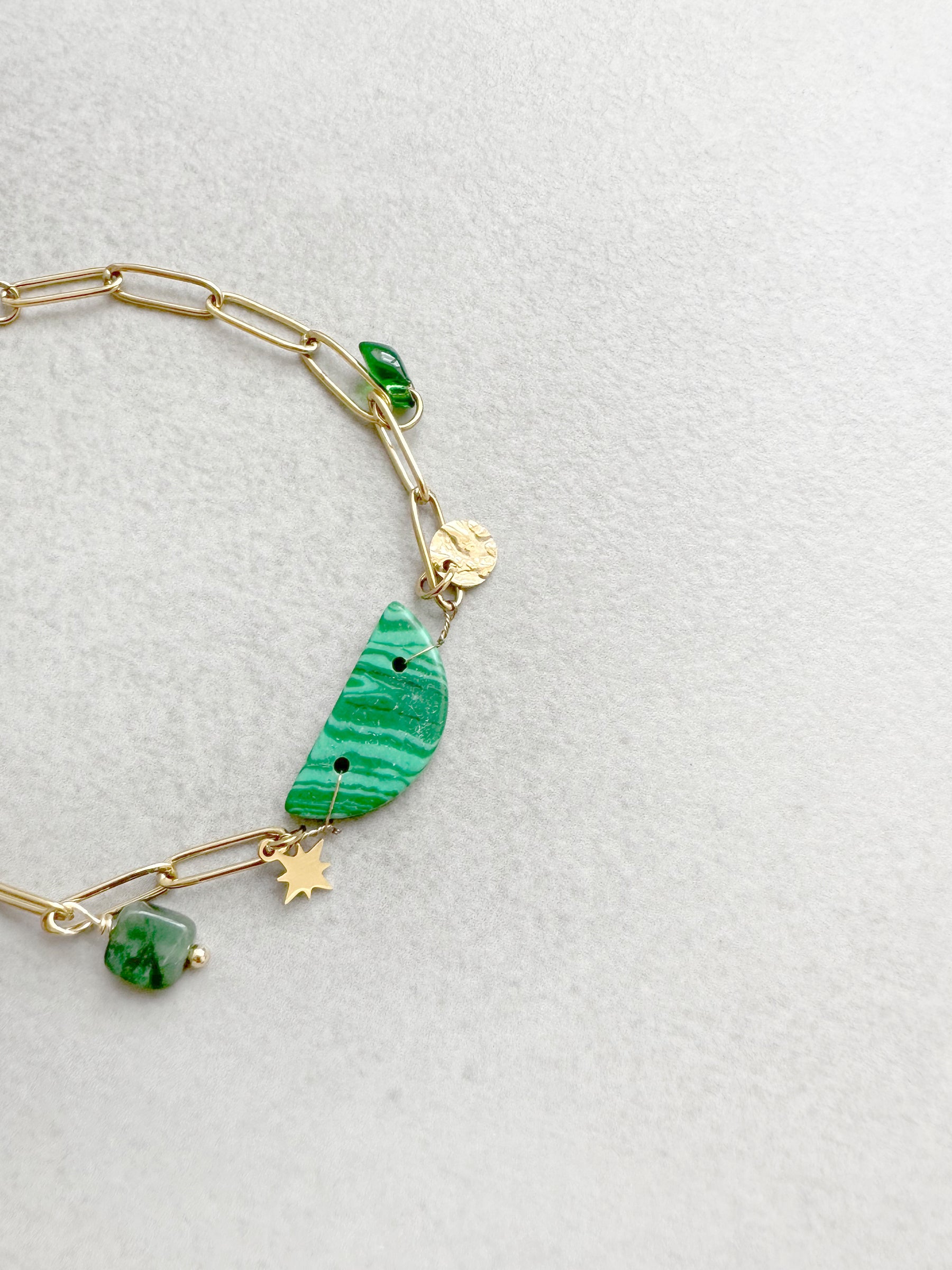 Pulsera de esmeraldas