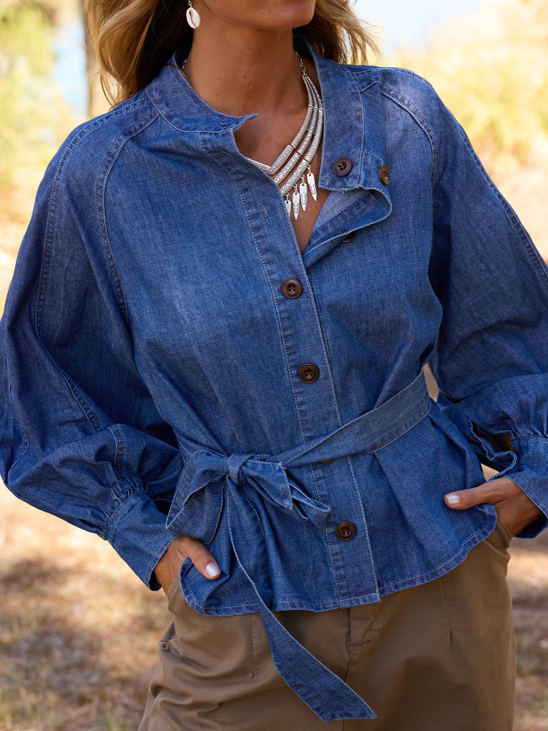 Blusa Denim