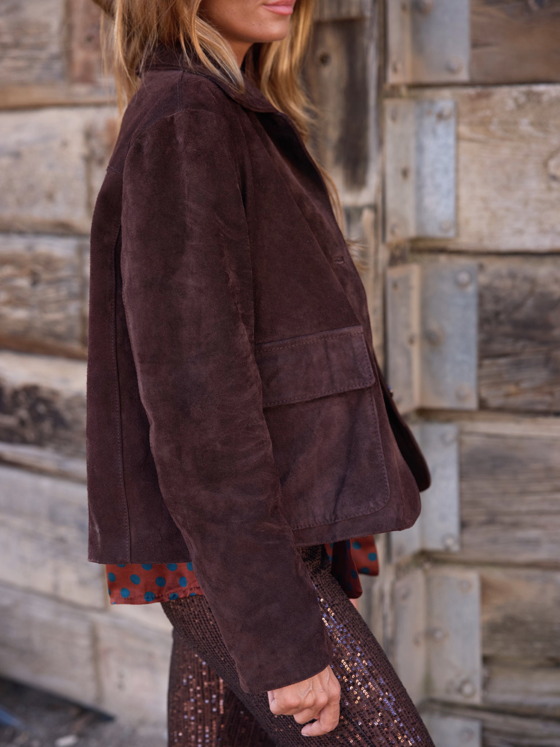 Casaco Suede