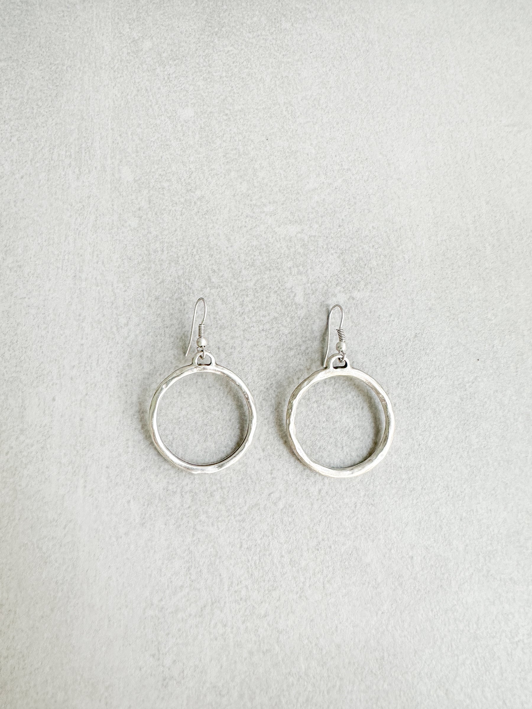 Silver earrings