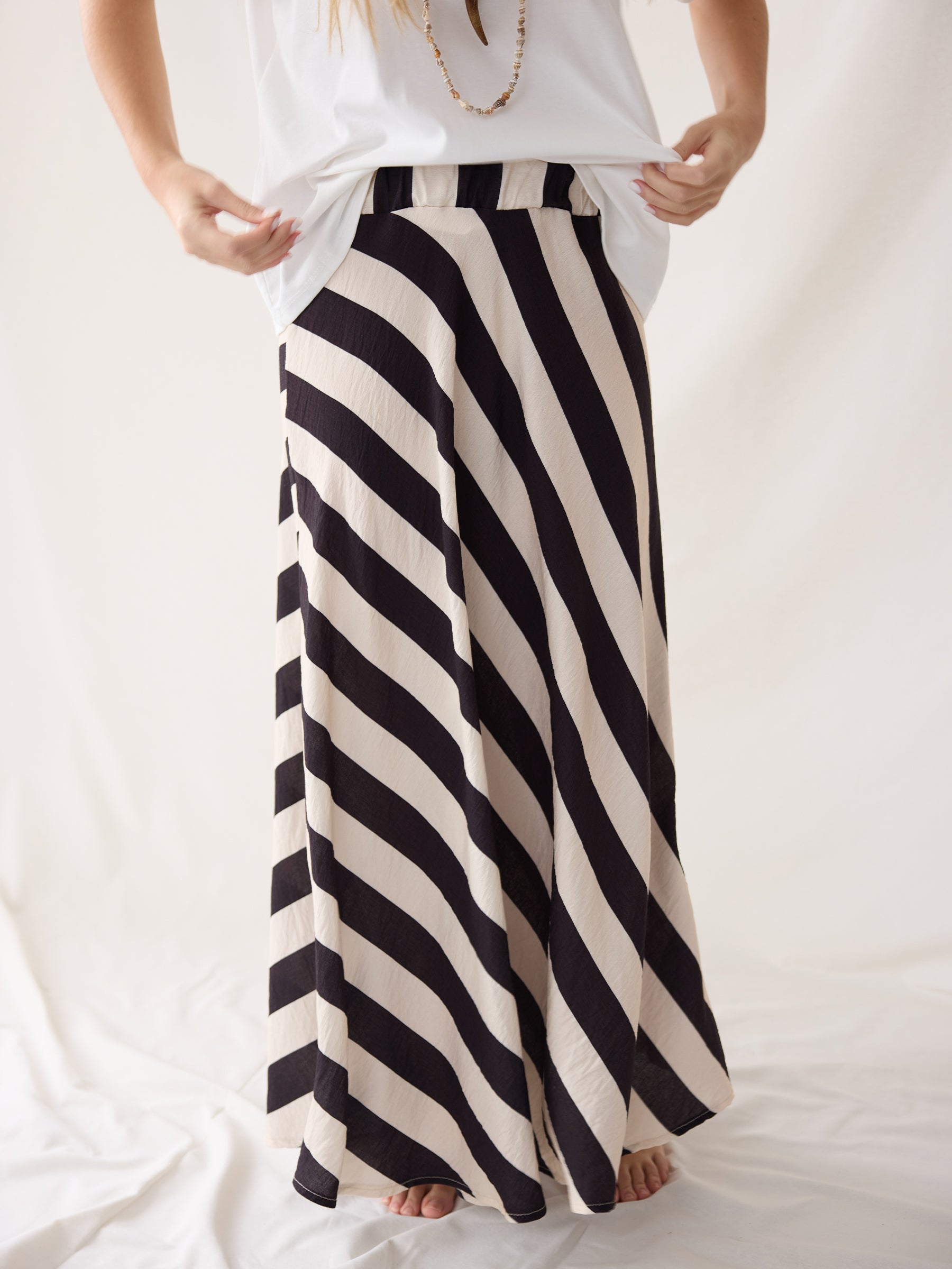 Striped skirt