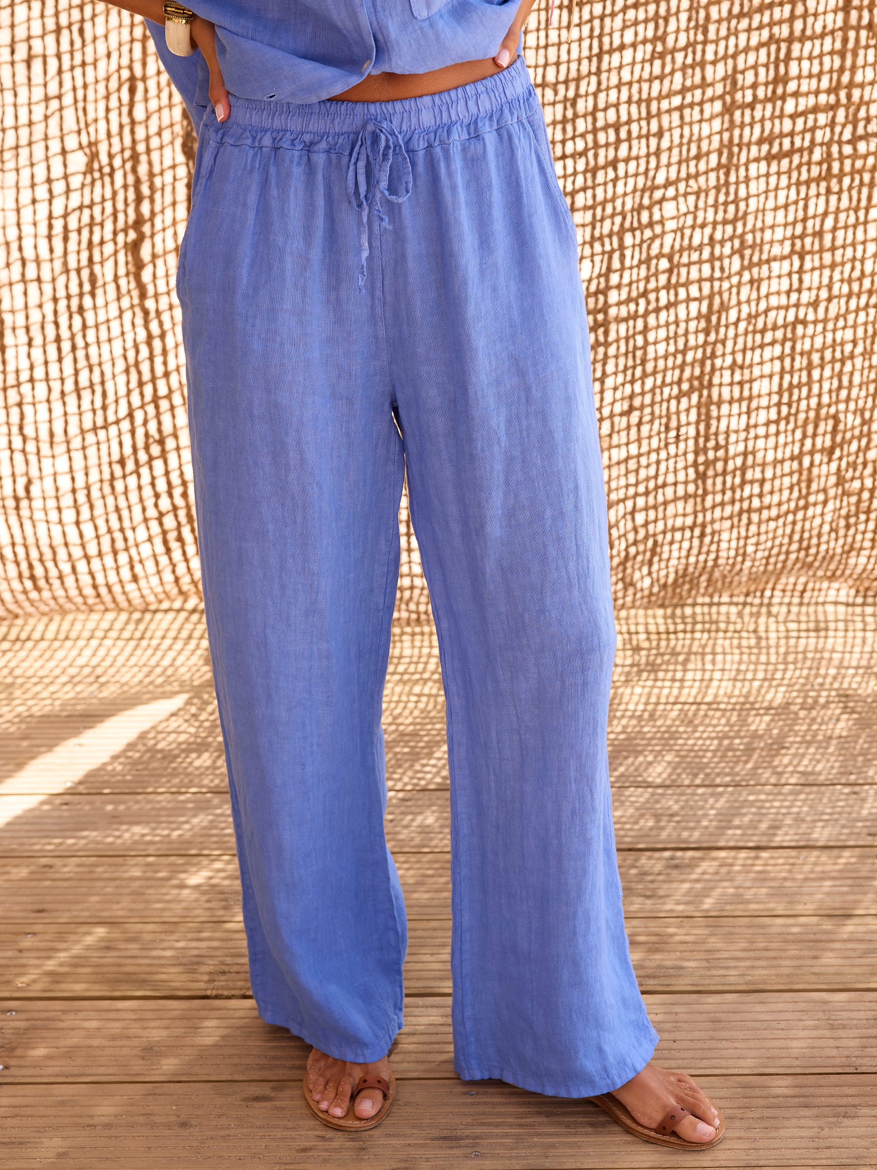 Blue Beach Trousers