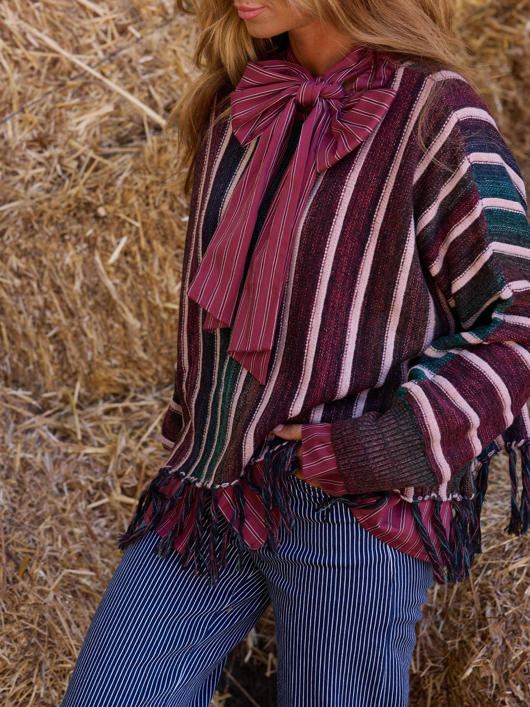 Striped mesh