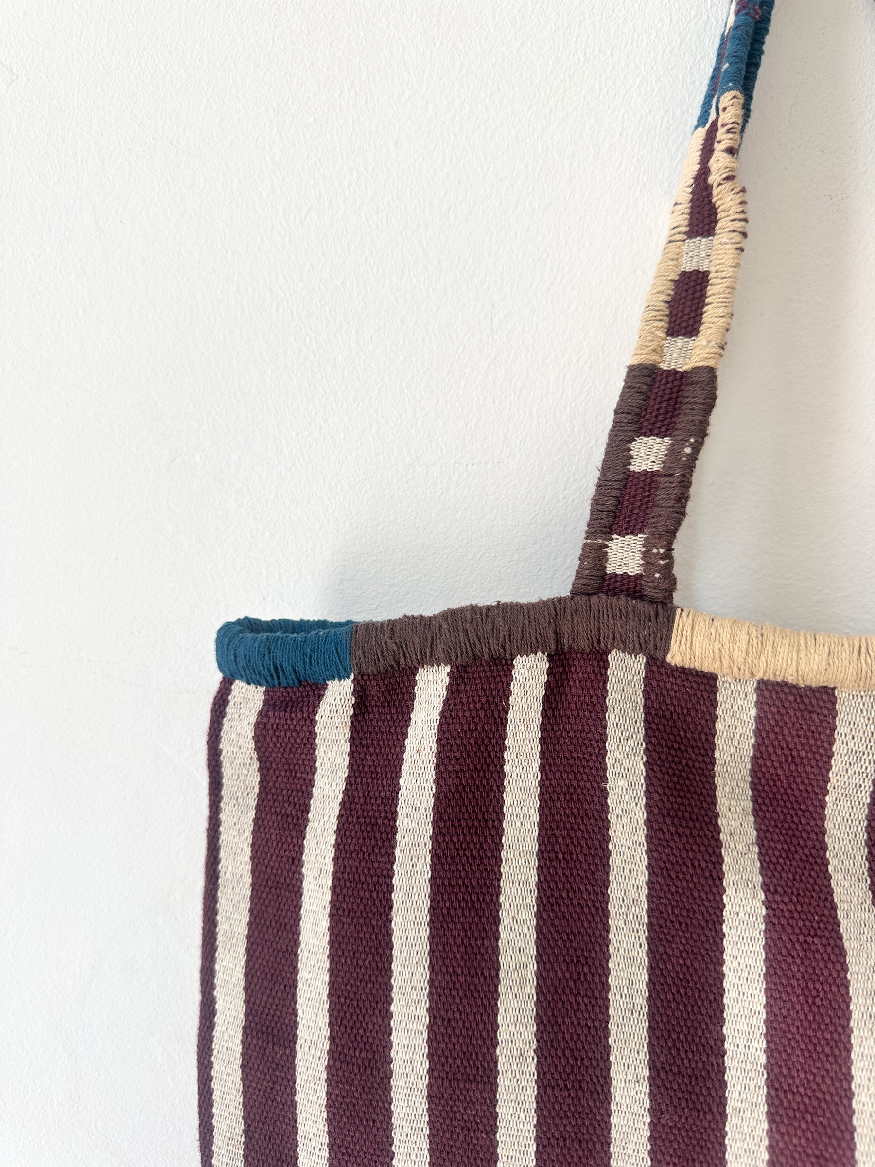 Striped bag