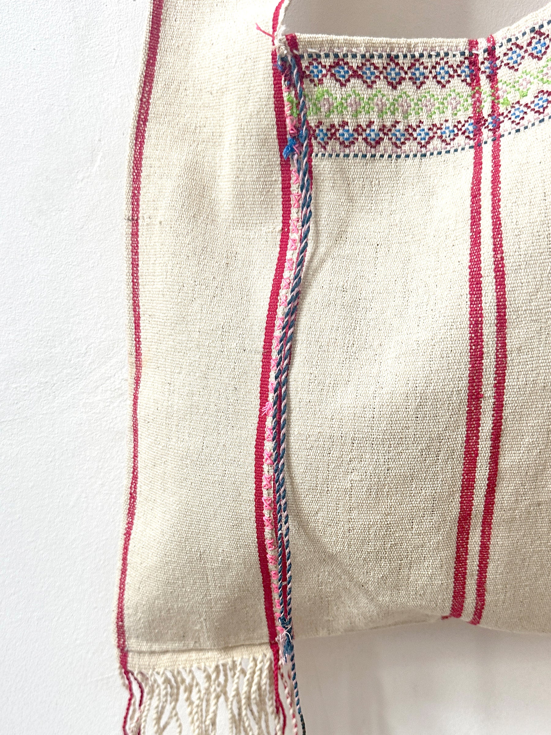 Striped bag