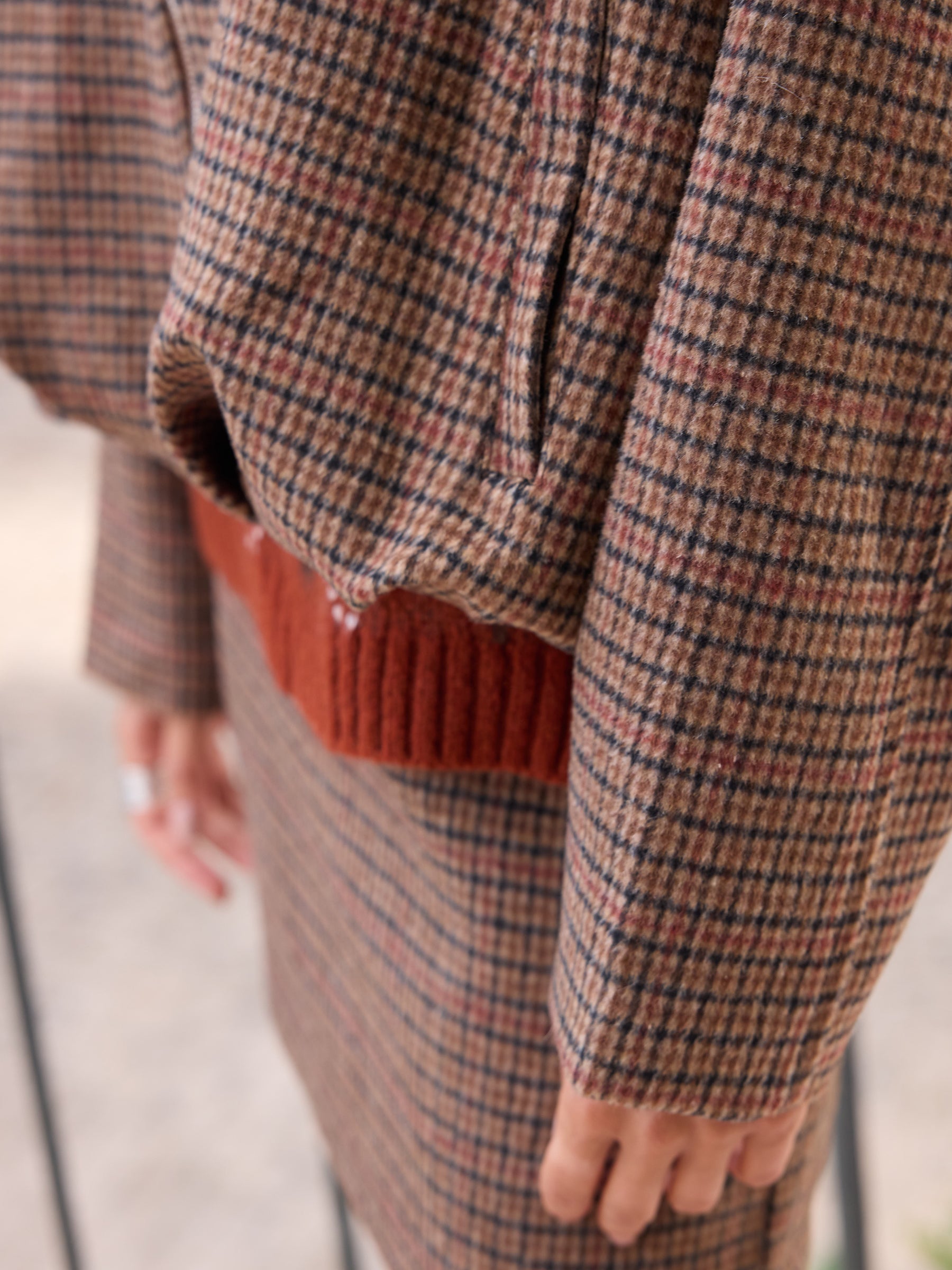 Casaco Pied-de-Poule